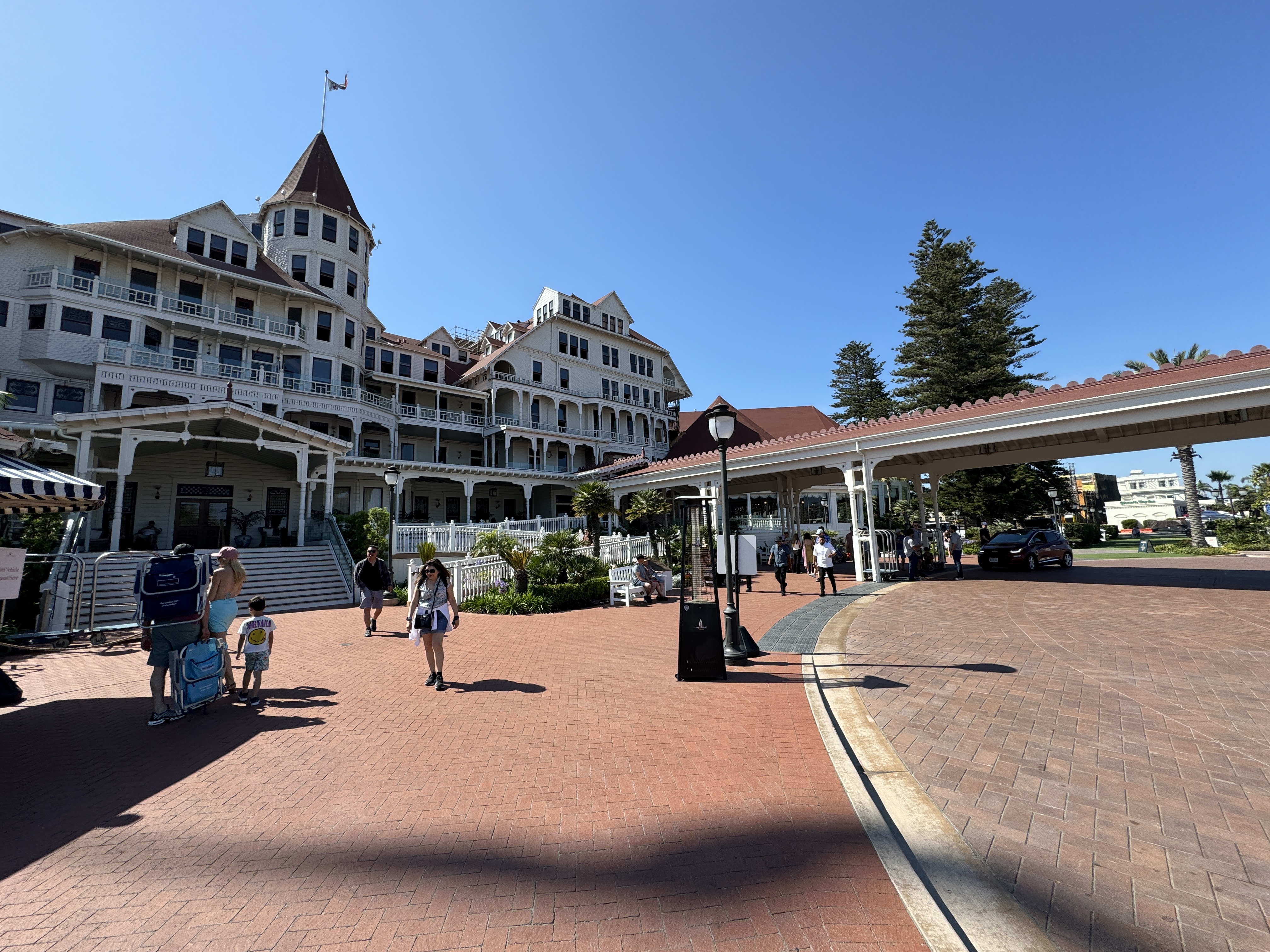 Hotel Del Coronado Entrance Front Hotel Del Coronado Entrance Front