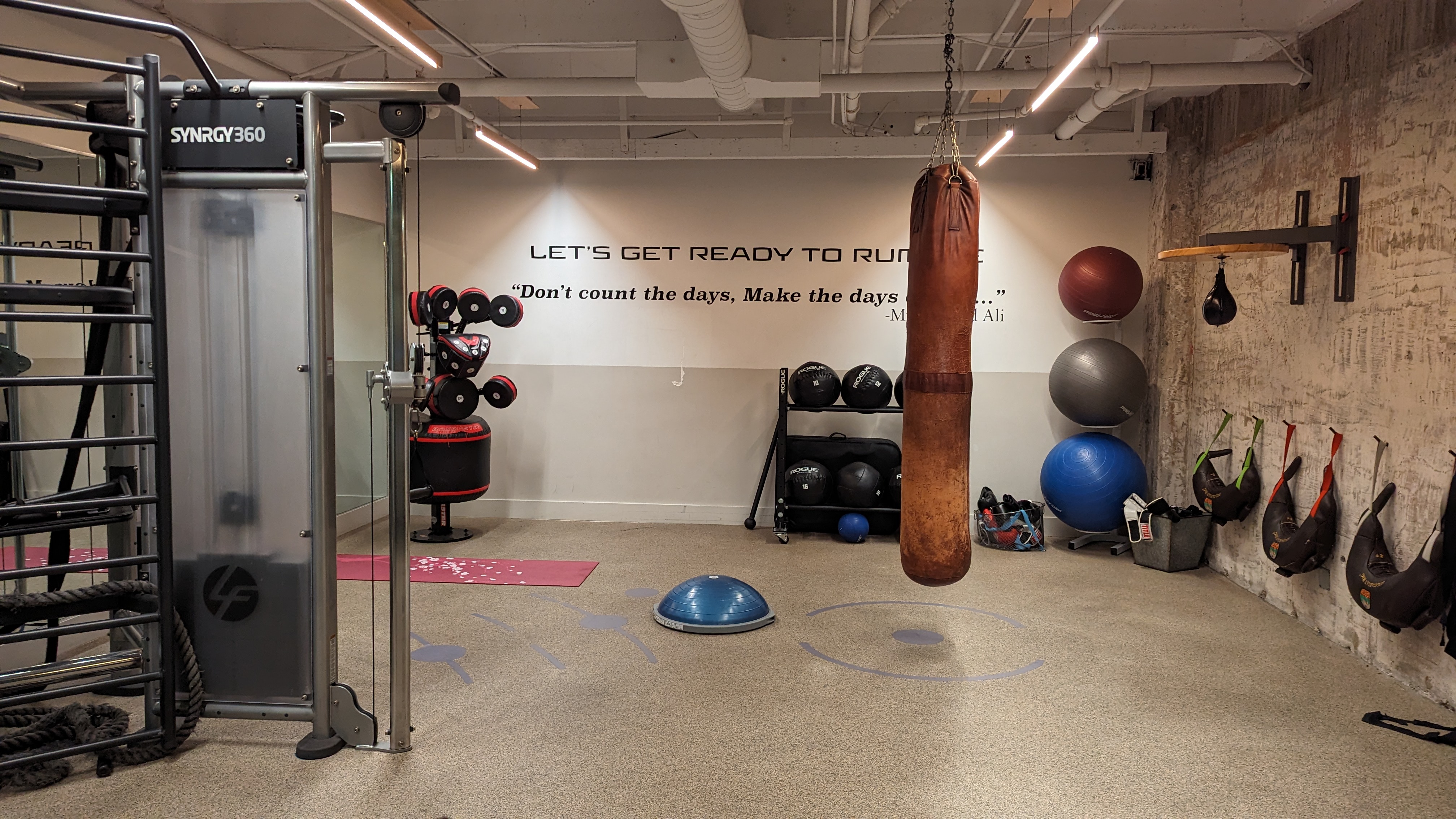 Hotel Kabuki San Francisco amenities fitness center boxing studio Hotel Kabuki San Francisco amenities fitness center boxing studio