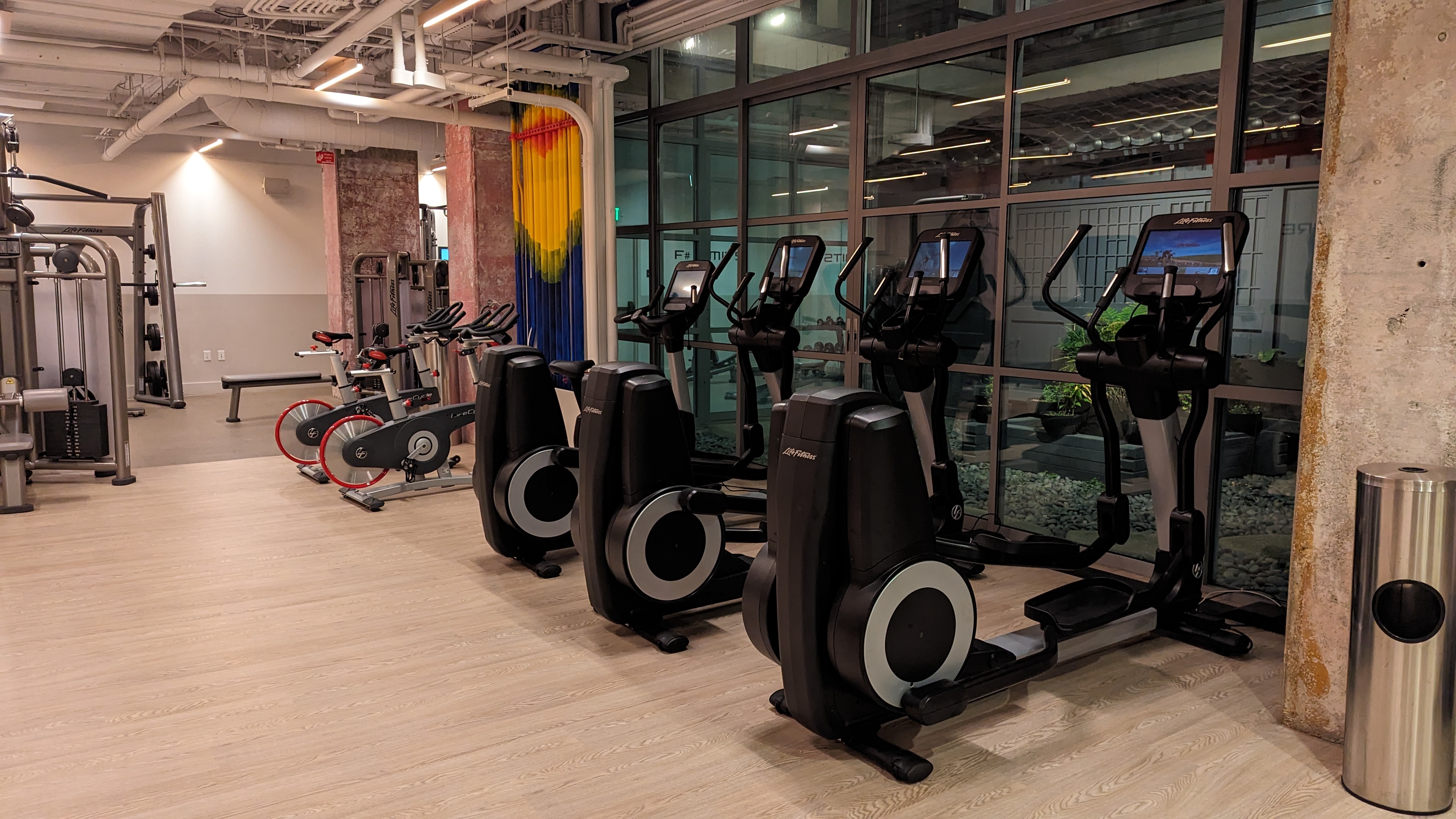 Hotel Kabuki San Francisco amenities fitness center ellipticals Hotel Kabuki San Francisco amenities fitness center ellipticals
