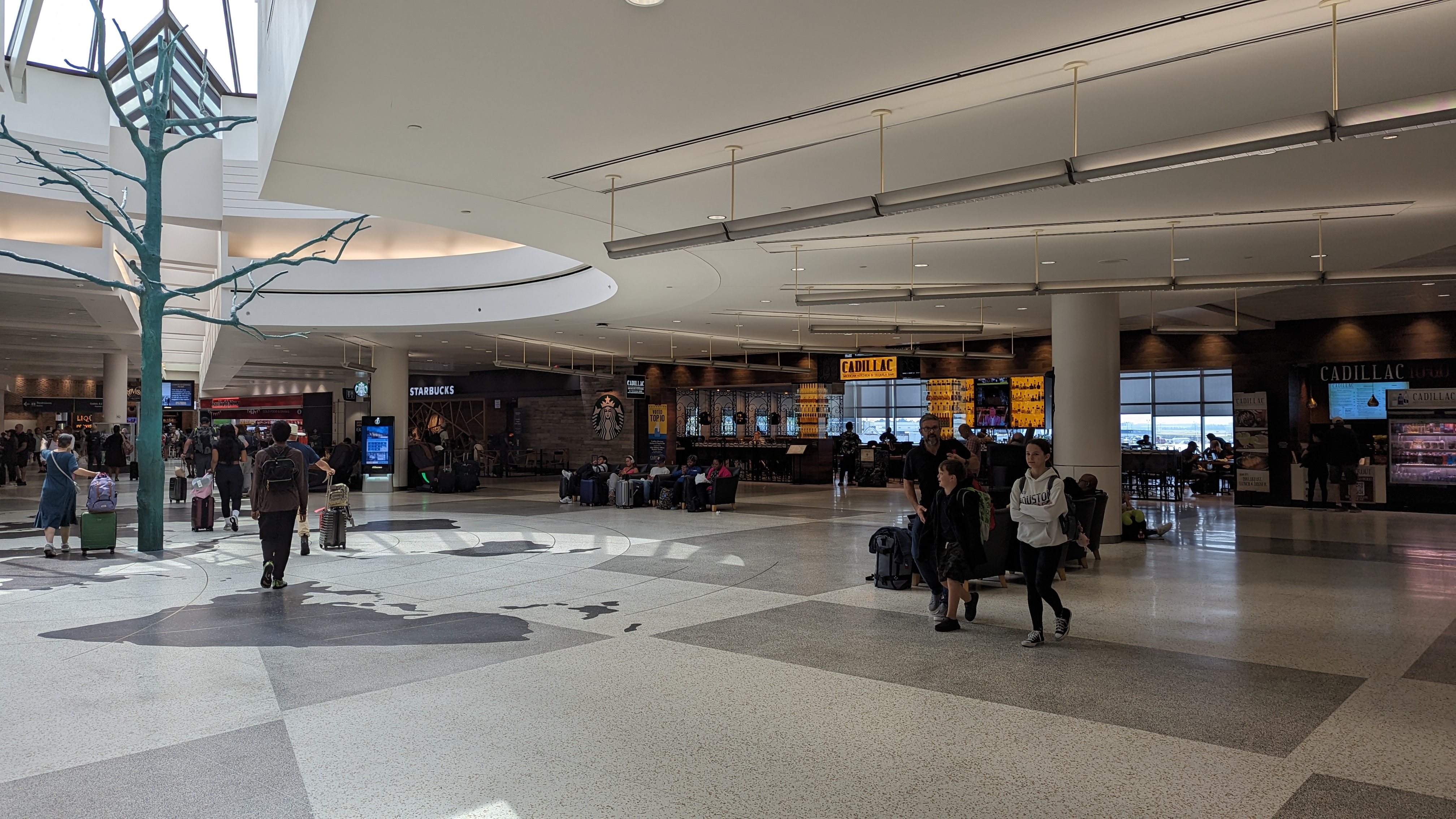 IAH to LAS Terminal A lobby IAH to LAS Terminal A lobby