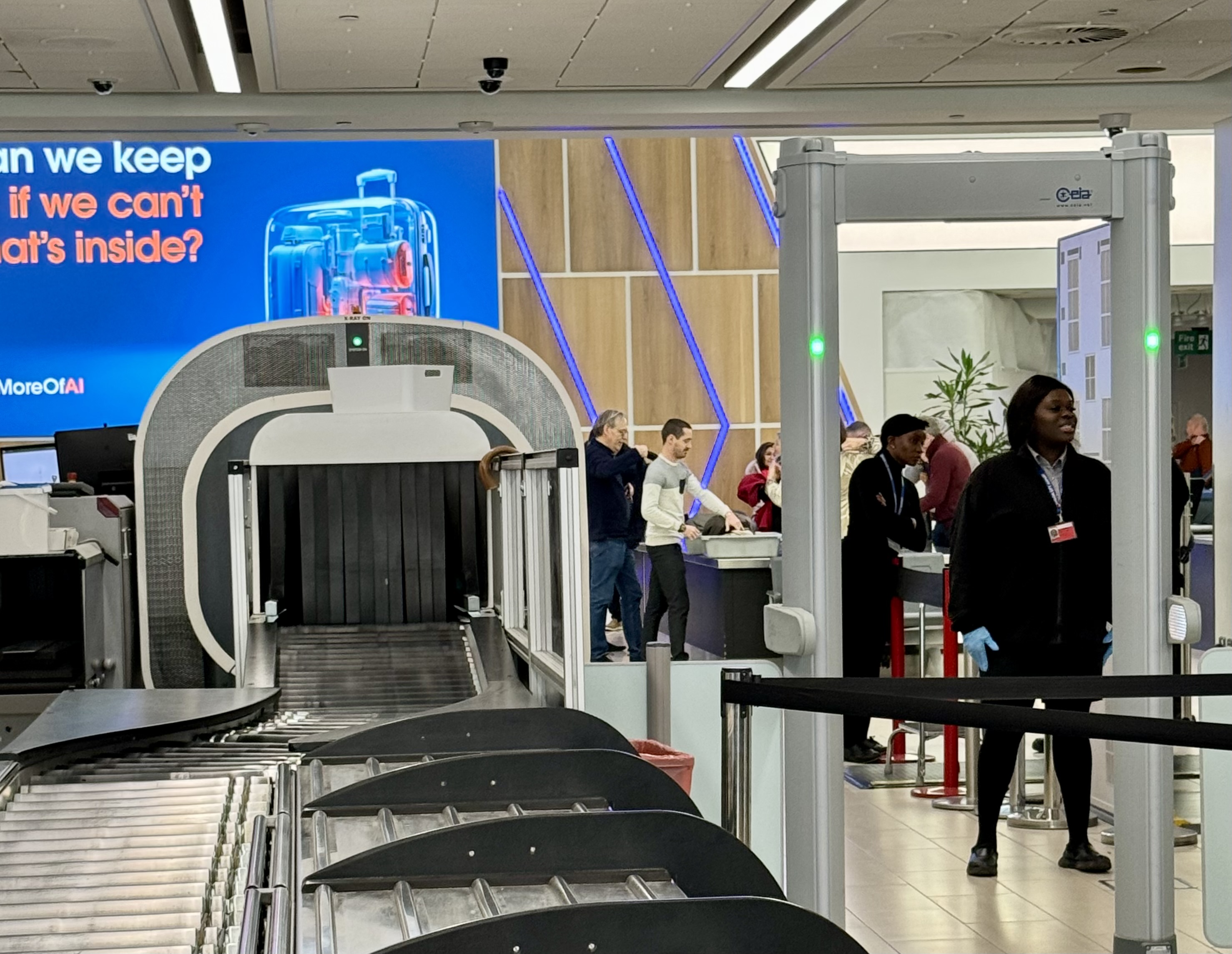 London City Airport scanner London City Airport scanner