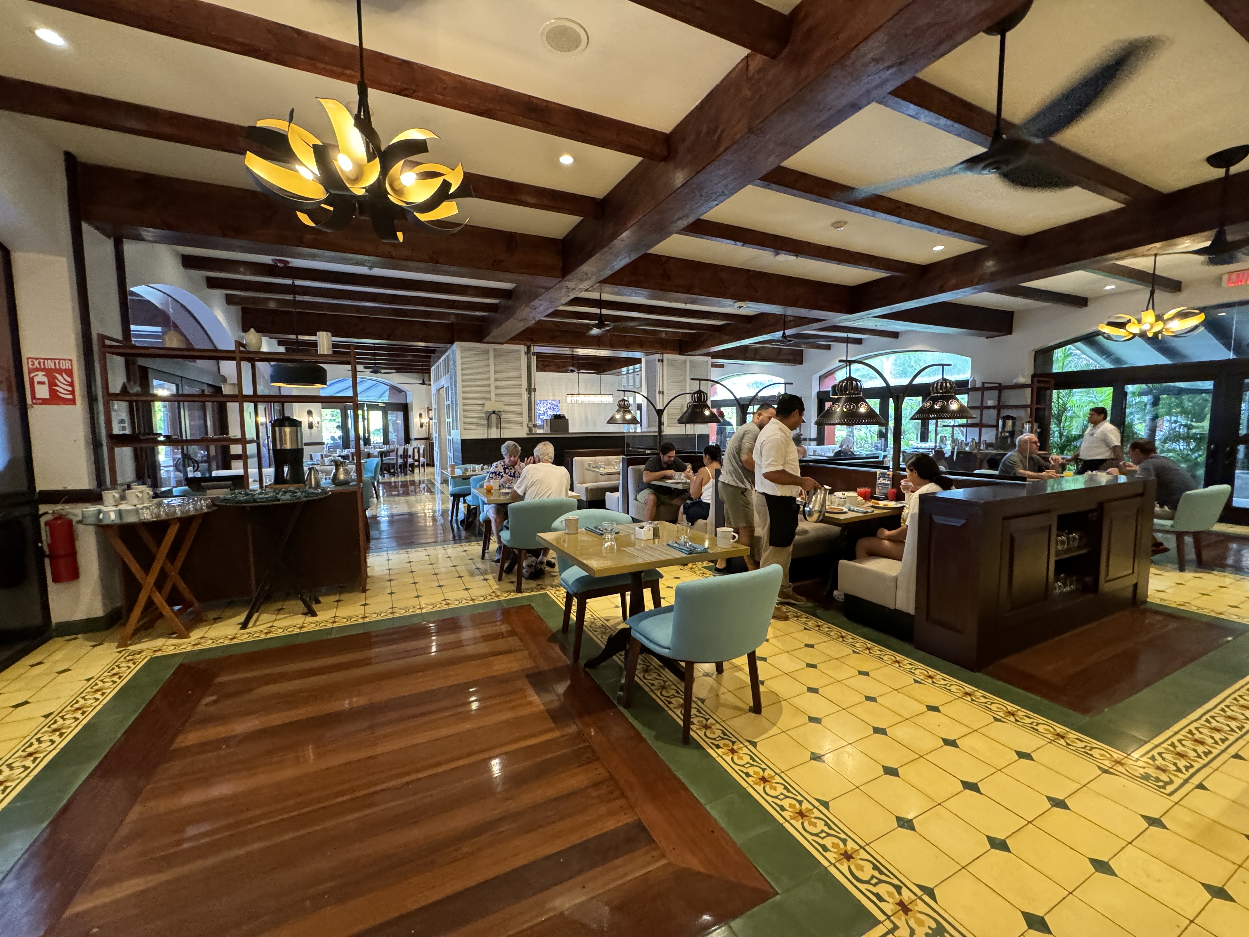 Los Suenos Marriott Hacienda Kitchen Breakfast time