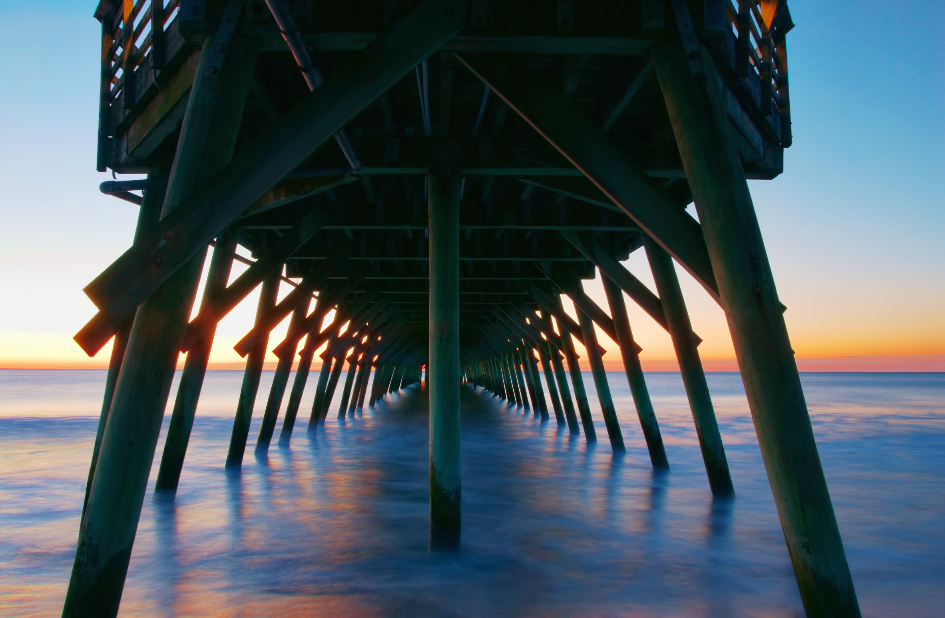 Sunrise at Myrtle Beach State Park Pier Sunrise at Myrtle Beach State Park Pier