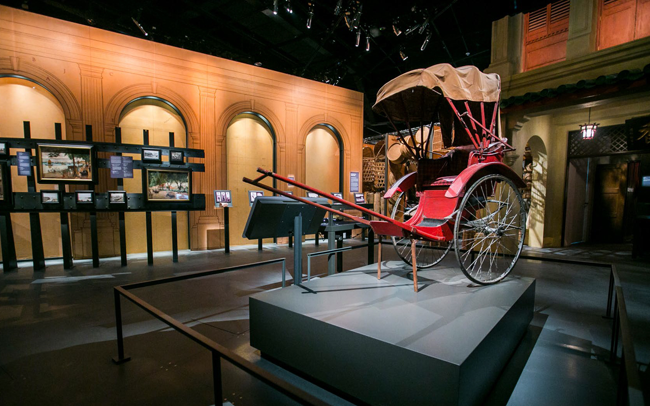 National Museum of Singapore rickshaw