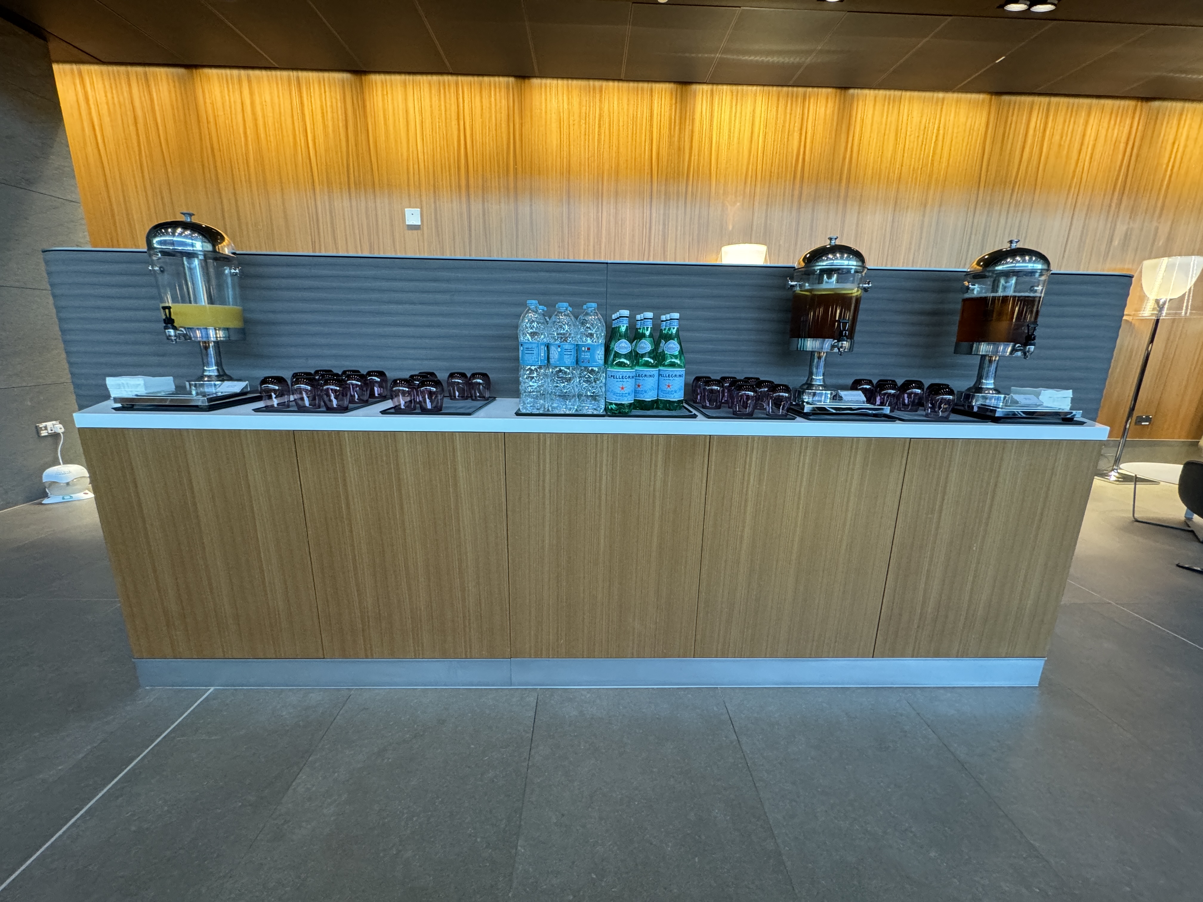 Oryx Lounge North DOH juice water Oryx Lounge North DOH juice water