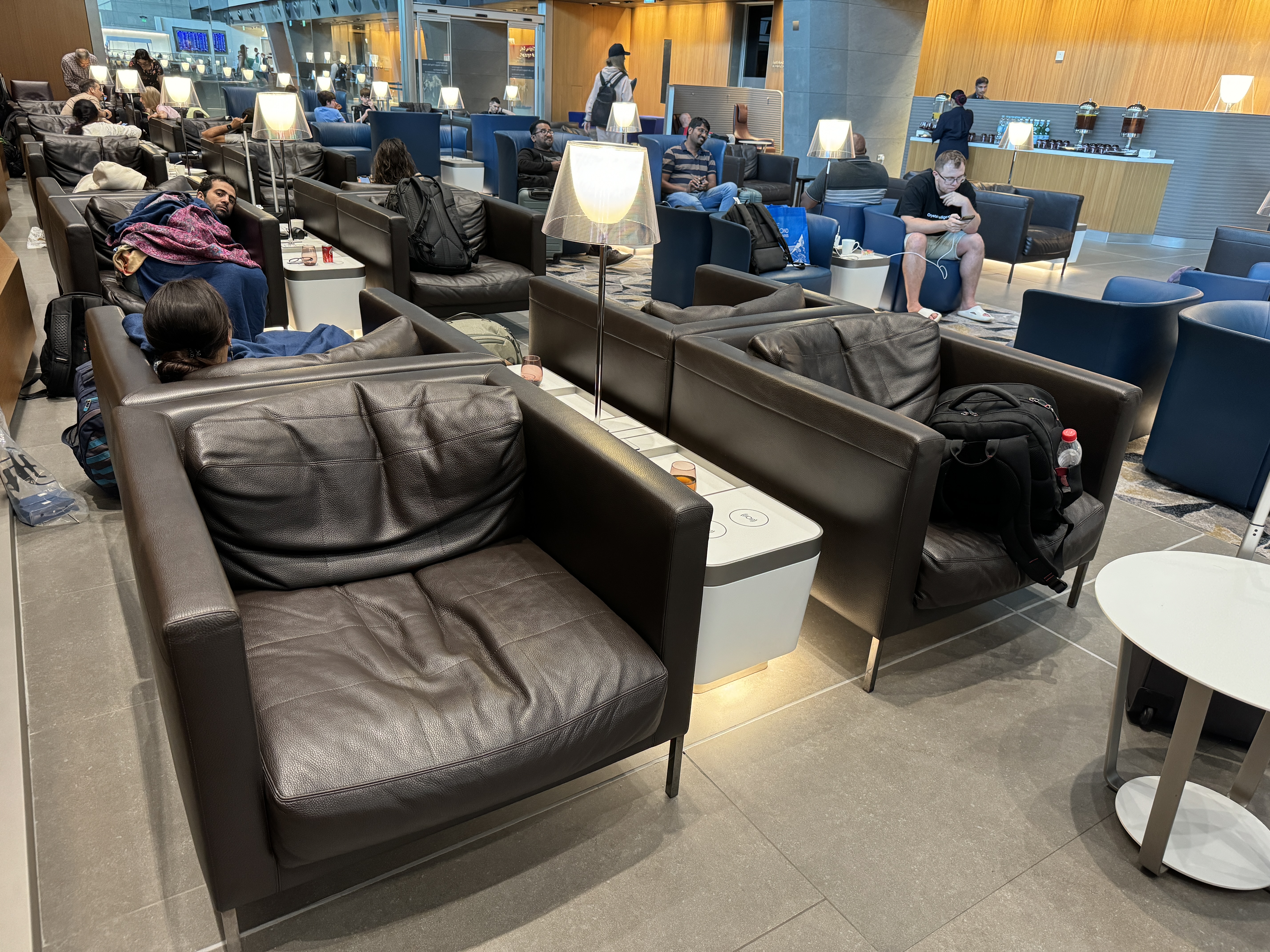 Oryx Lounge North DOH leather seats Oryx Lounge North DOH leather seats