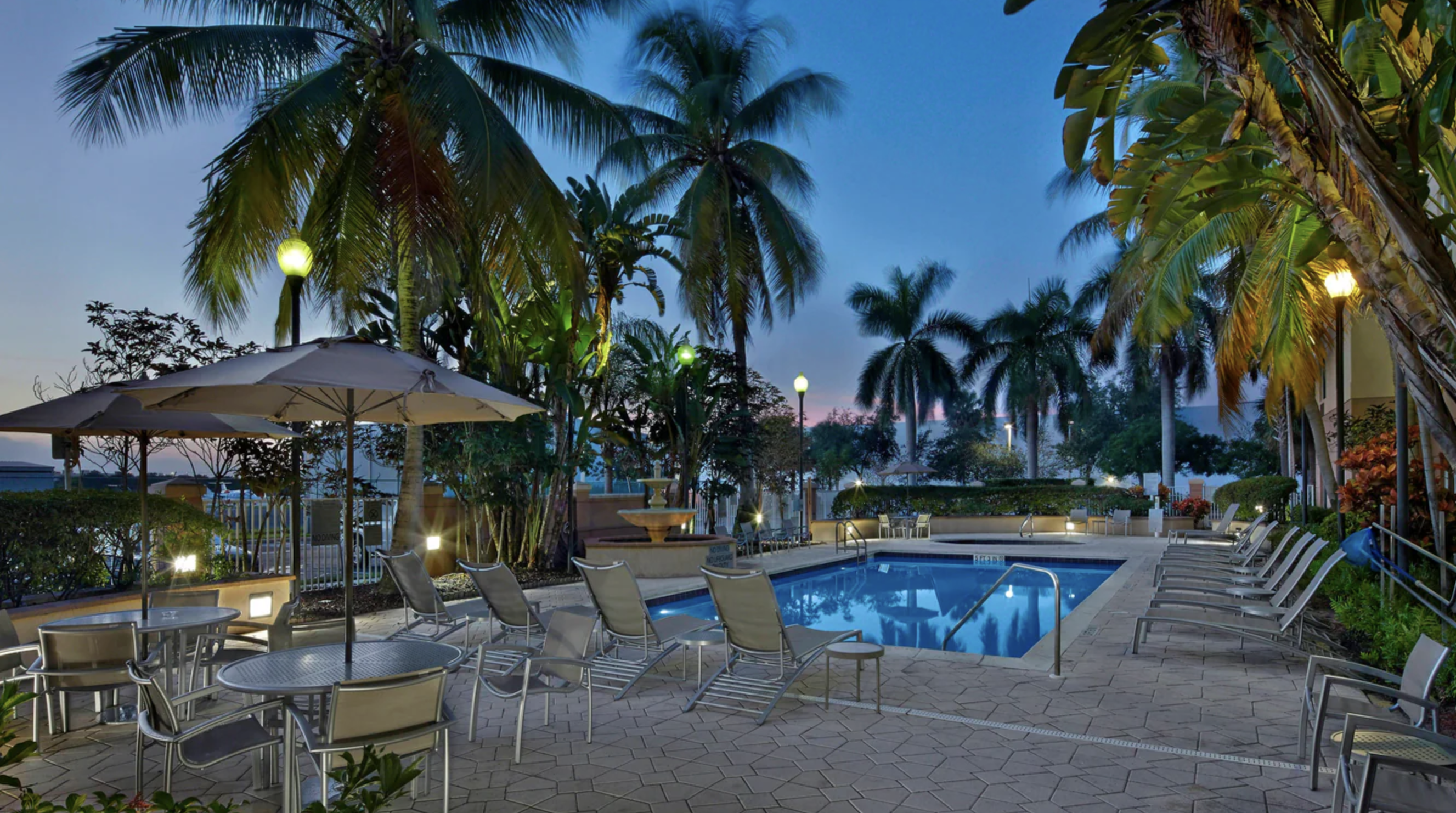 Outdoor pool at the Fairfield Inn Suites Boca Raton Outdoor pool at the Fairfield Inn Suites Boca Raton