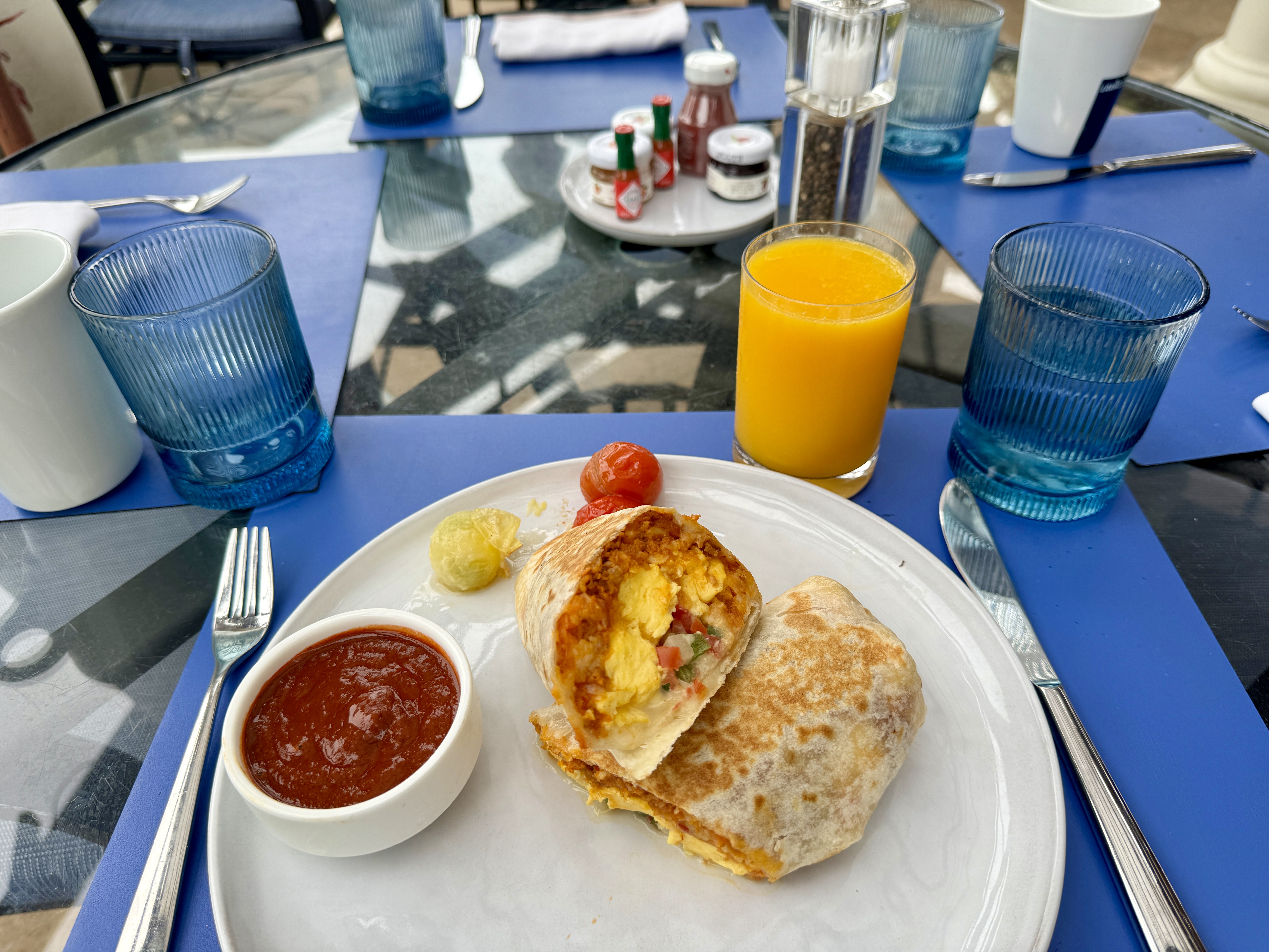 Ritz Carlton Bacara Santa Barbara Bistro Breakfast Burrito Ritz Carlton Bacara Santa Barbara Bistro Breakfast Burrito