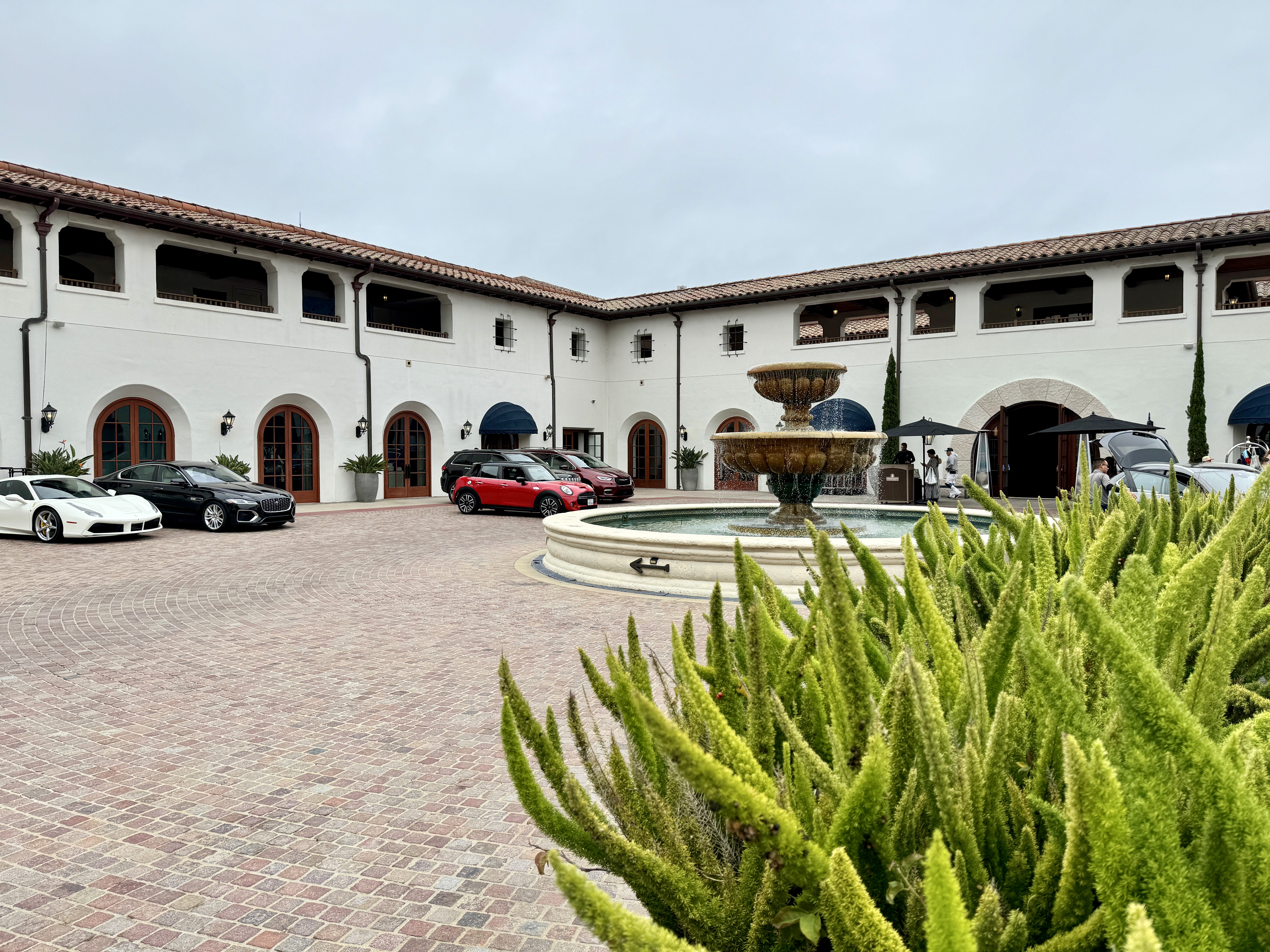 Ritz Carlton Bacara Santa Barbara Entrance Courtyard Ritz Carlton Bacara Santa Barbara Entrance Courtyard