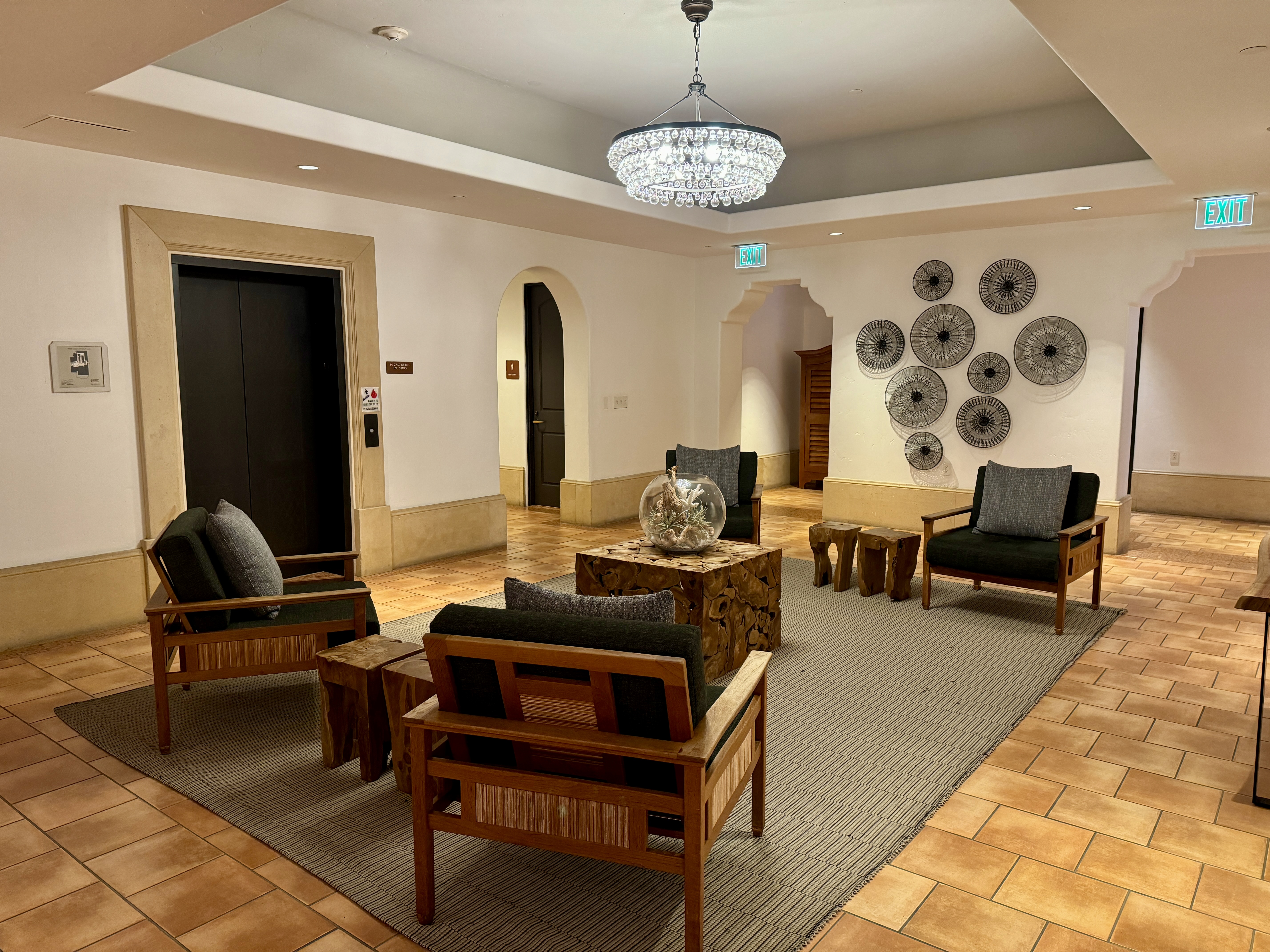 Ritz Carlton Bacara Santa Barbara Fitness Sitting Area Ritz Carlton Bacara Santa Barbara Fitness Sitting Area