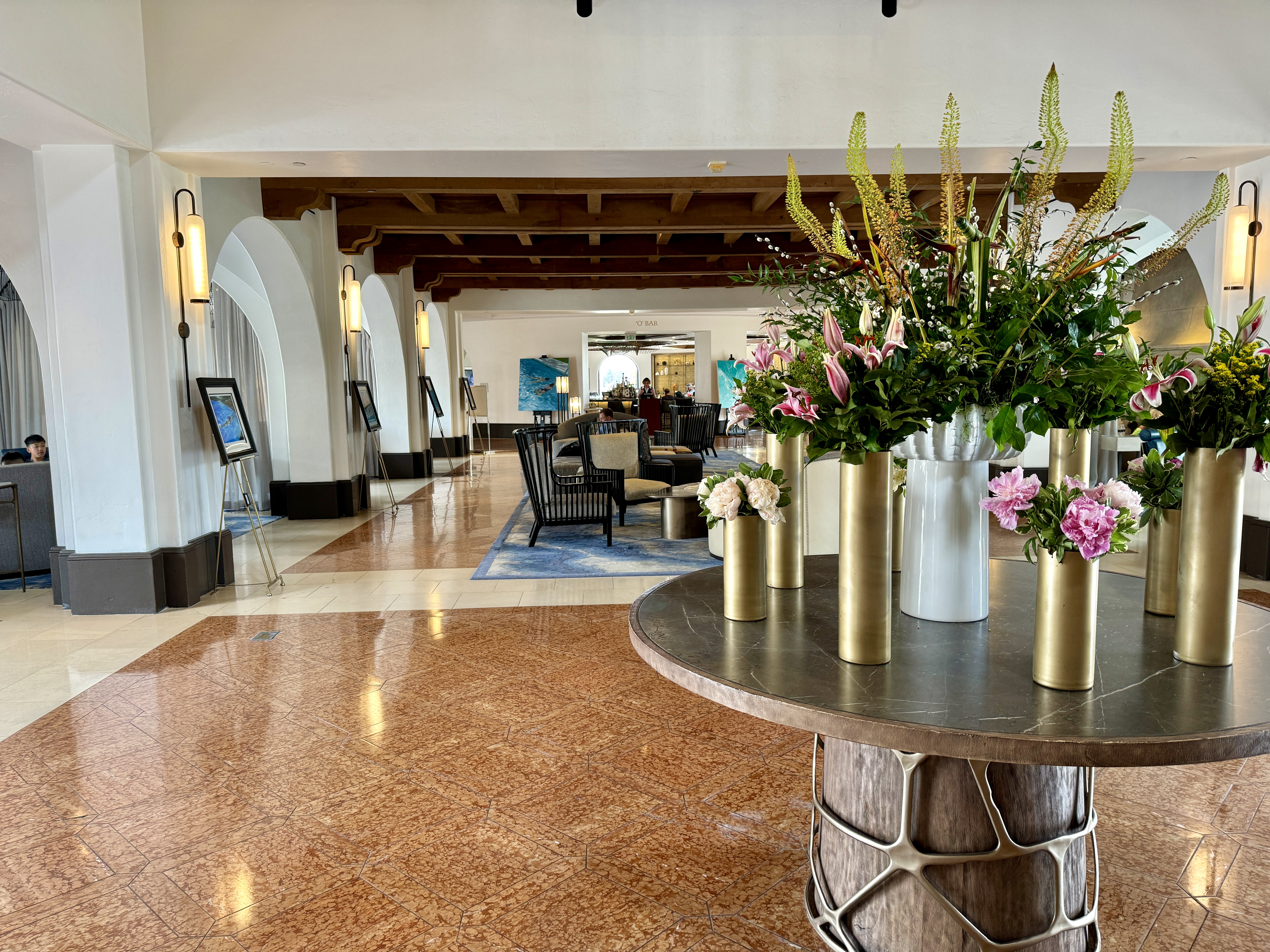 Ritz Carlton Bacara Santa Barbara Lobby Flowers and Furniture Ritz Carlton Bacara Santa Barbara Lobby Flowers and Furniture
