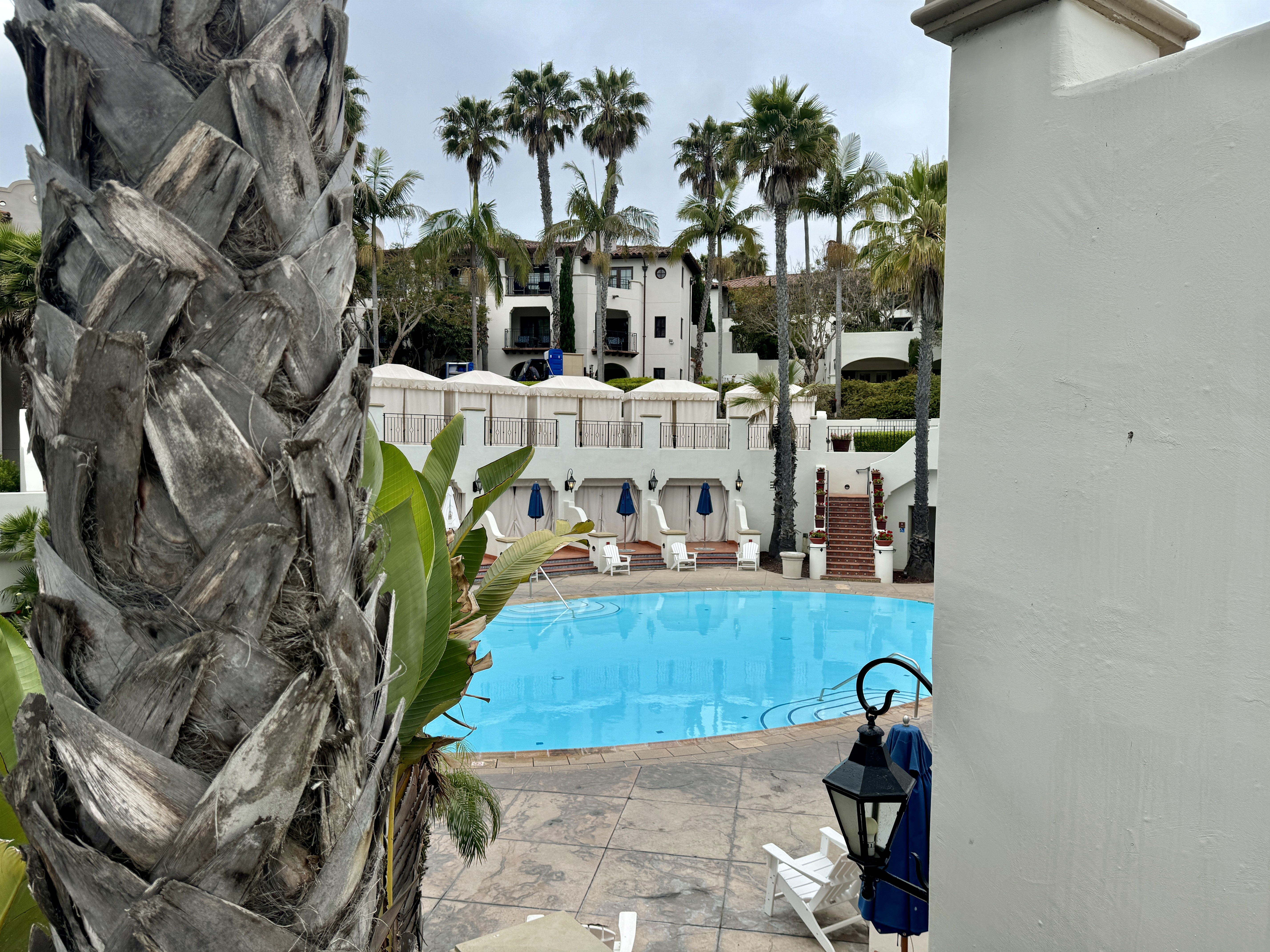 Ritz Carlton Bacara Santa Barbara Oval Pool View From Stairs Ritz Carlton Bacara Santa Barbara Oval Pool View From Stairs