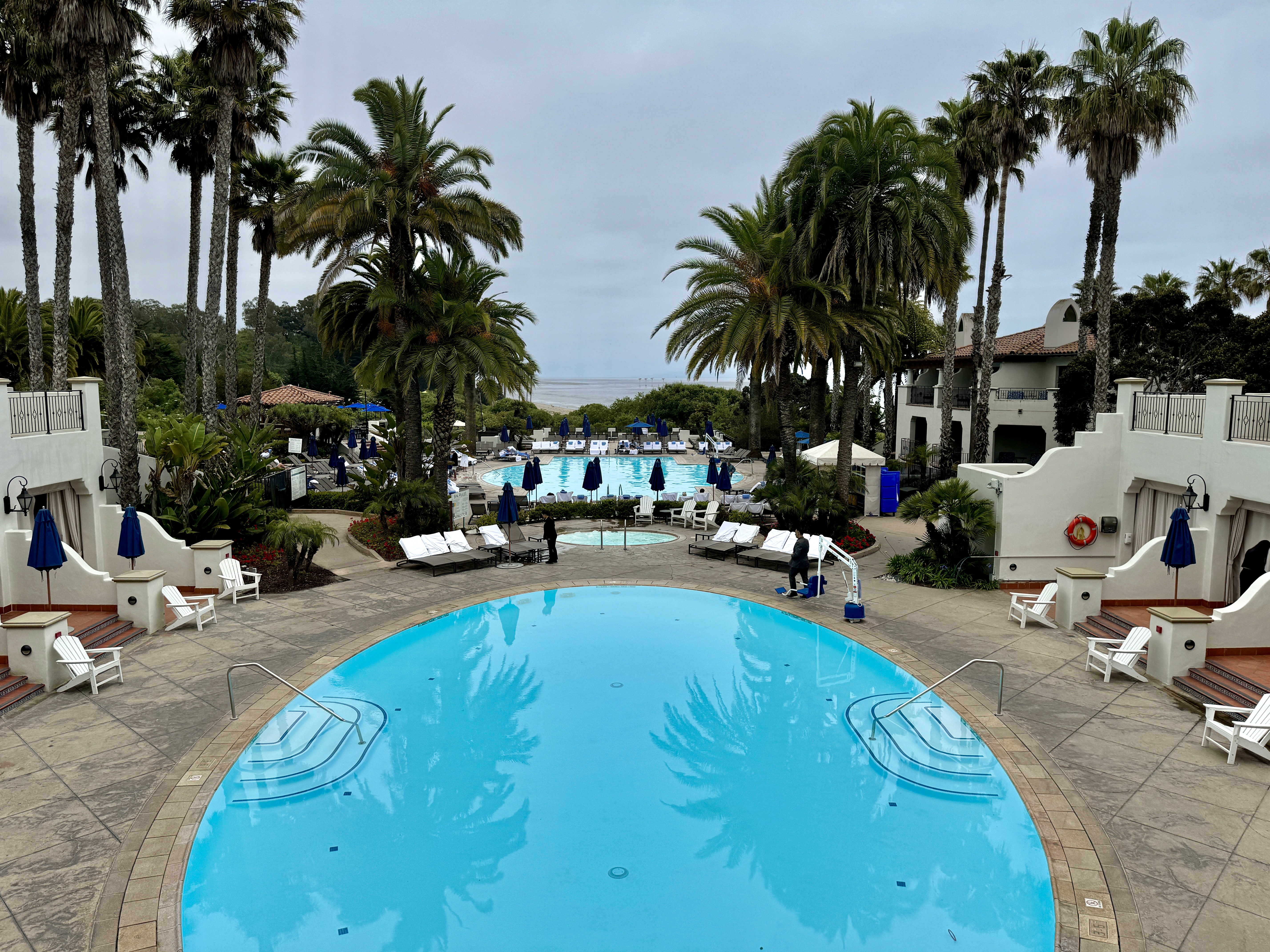 Ritz Carlton Bacara Santa Barbara Oval Pool With Cabanas Ritz Carlton Bacara Santa Barbara Oval Pool With Cabanas