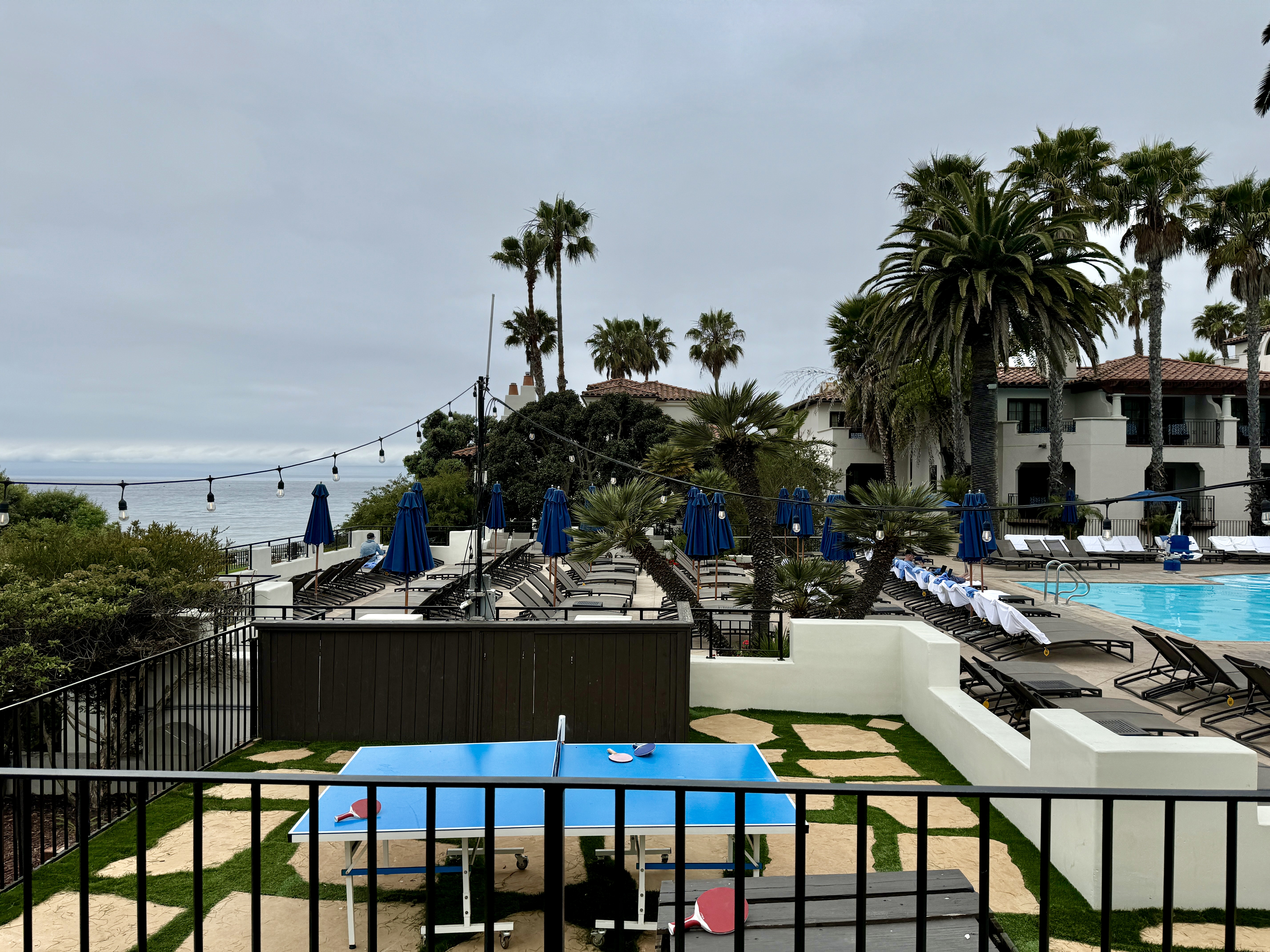 Ritz Carlton Bacara Santa Barbara Ping Pong and Sun Deck Ritz Carlton Bacara Santa Barbara Ping Pong and Sun Deck