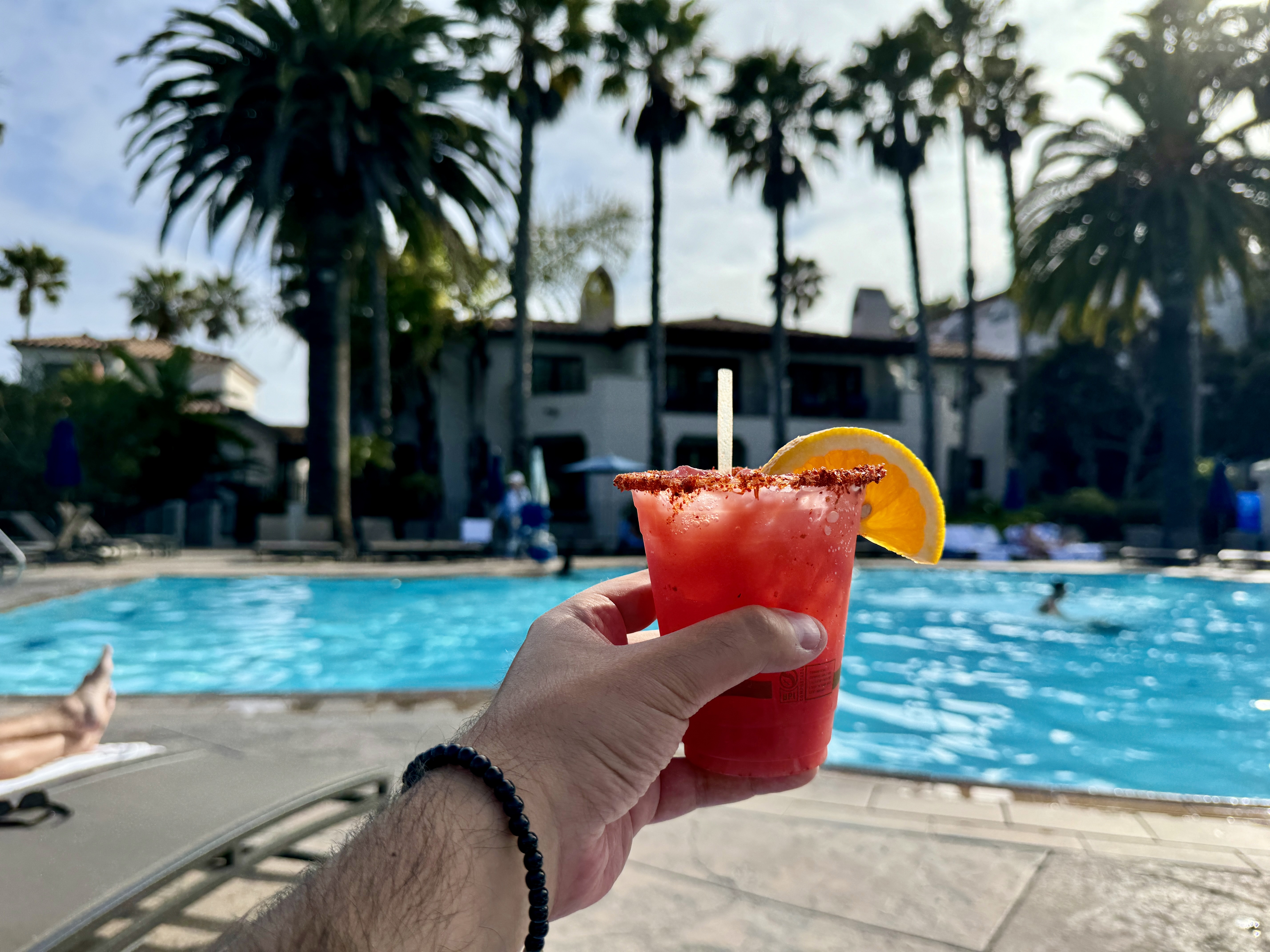 Ritz Carlton Bacara Santa Barbara Poolside Drink Ritz Carlton Bacara Santa Barbara Poolside Drink