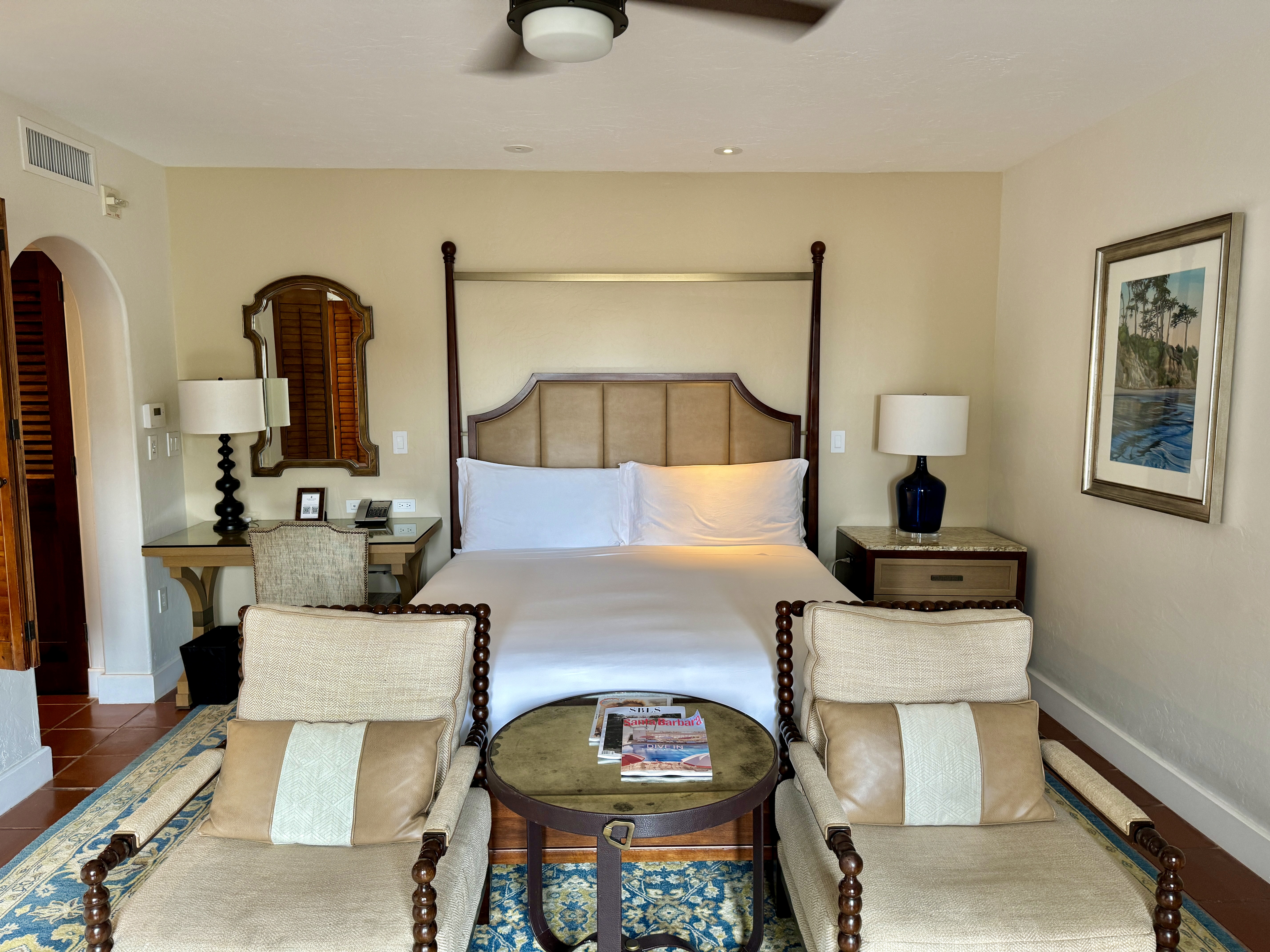 Ritz Carlton Bacara Santa Barbara View From Foot of Bed Ritz Carlton Bacara Santa Barbara View From Foot of Bed