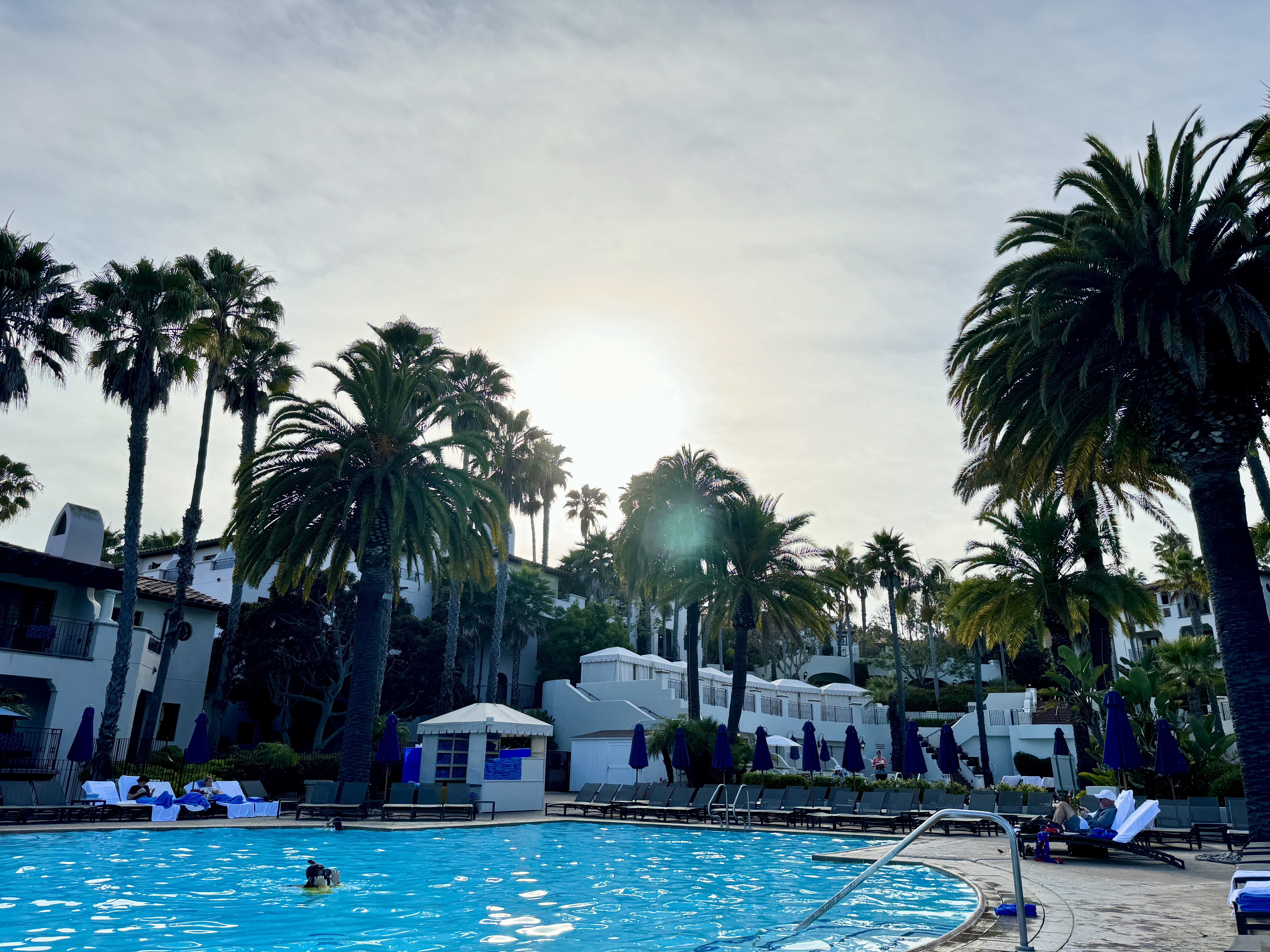 Ritz Carlton Bacara Santa Barbara View of Resort From Main Pool Ritz Carlton Bacara Santa Barbara View of Resort From Main Pool