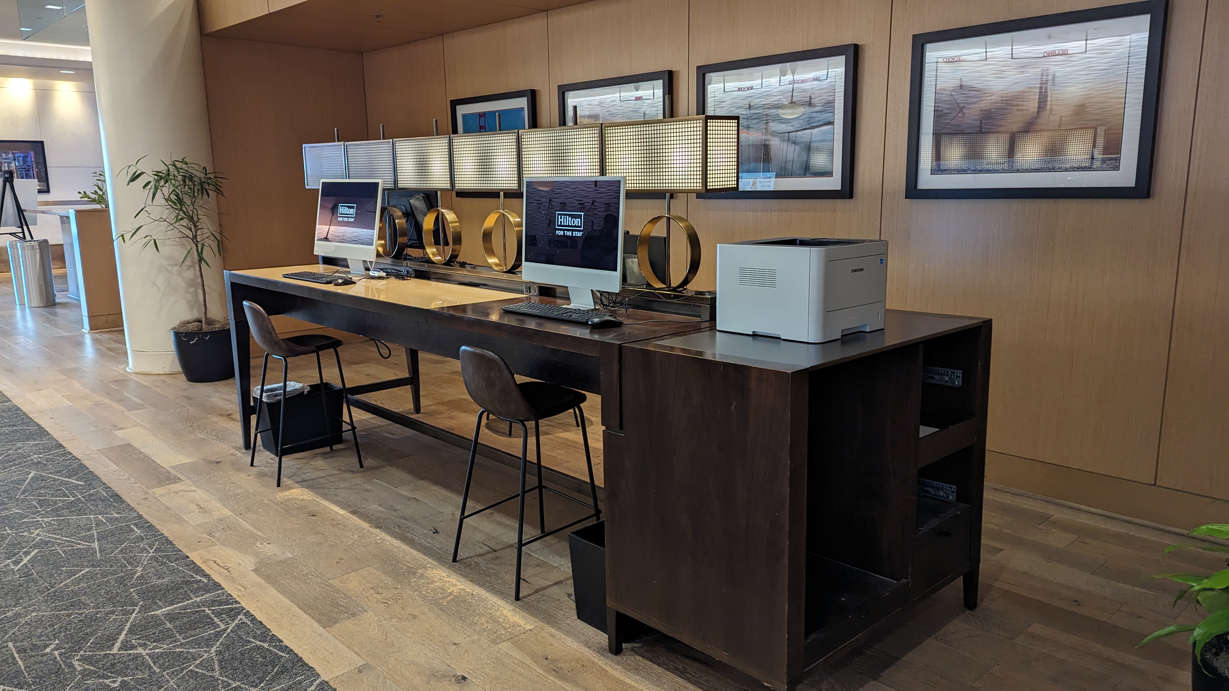 San Francisco Hilton Financial District amenities business center San Francisco Hilton Financial District amenities business center