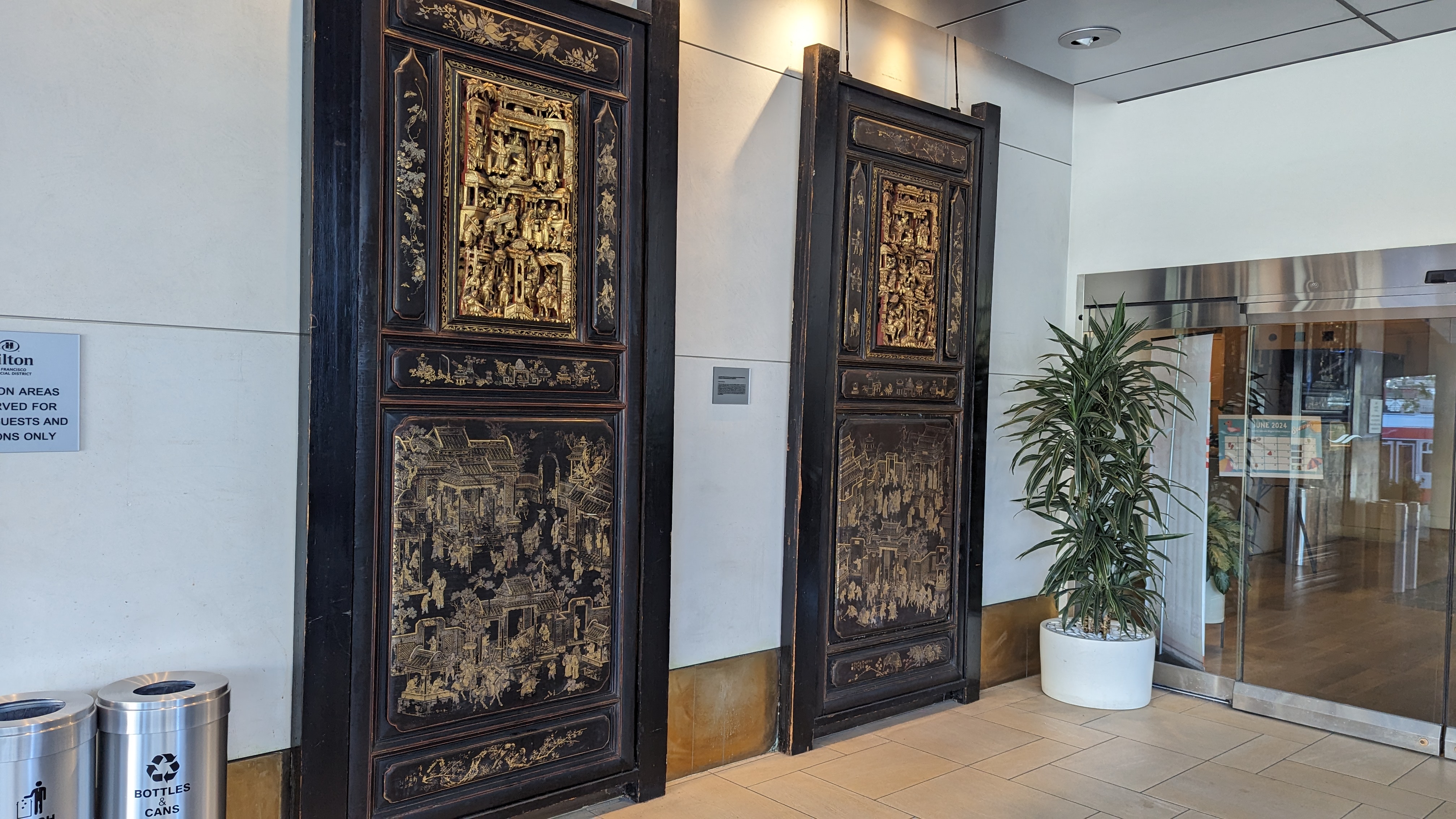 San Francisco Hilton Financial District lobby art San Francisco Hilton Financial District lobby art