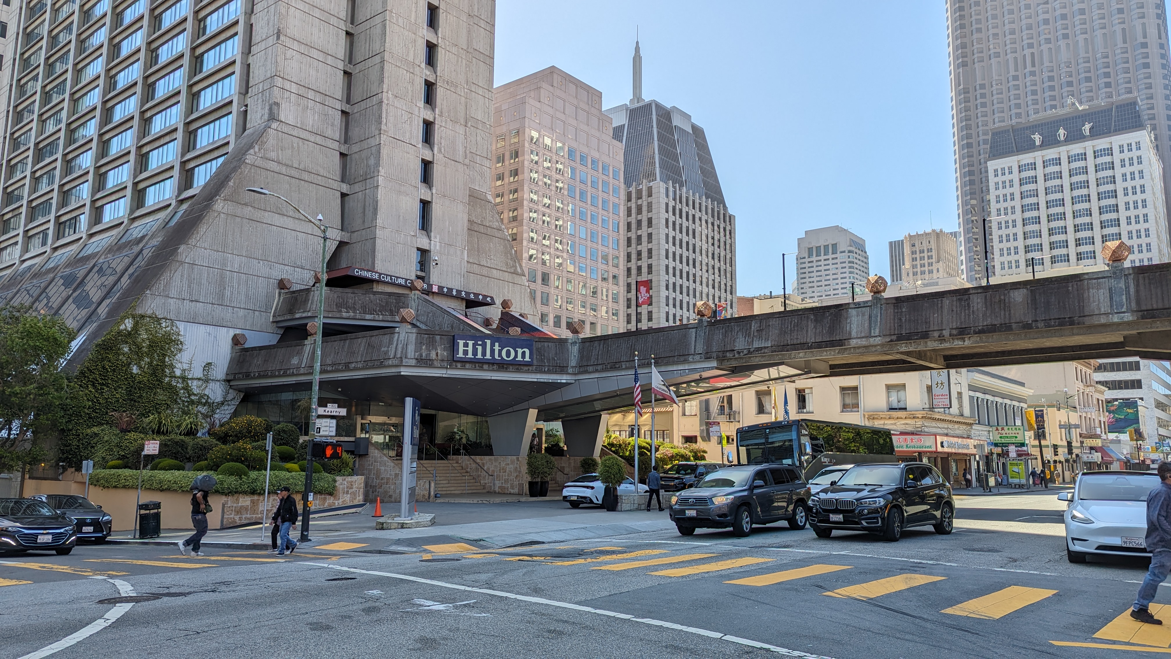 San Francisco Hilton Financial District street view San Francisco Hilton Financial District street view