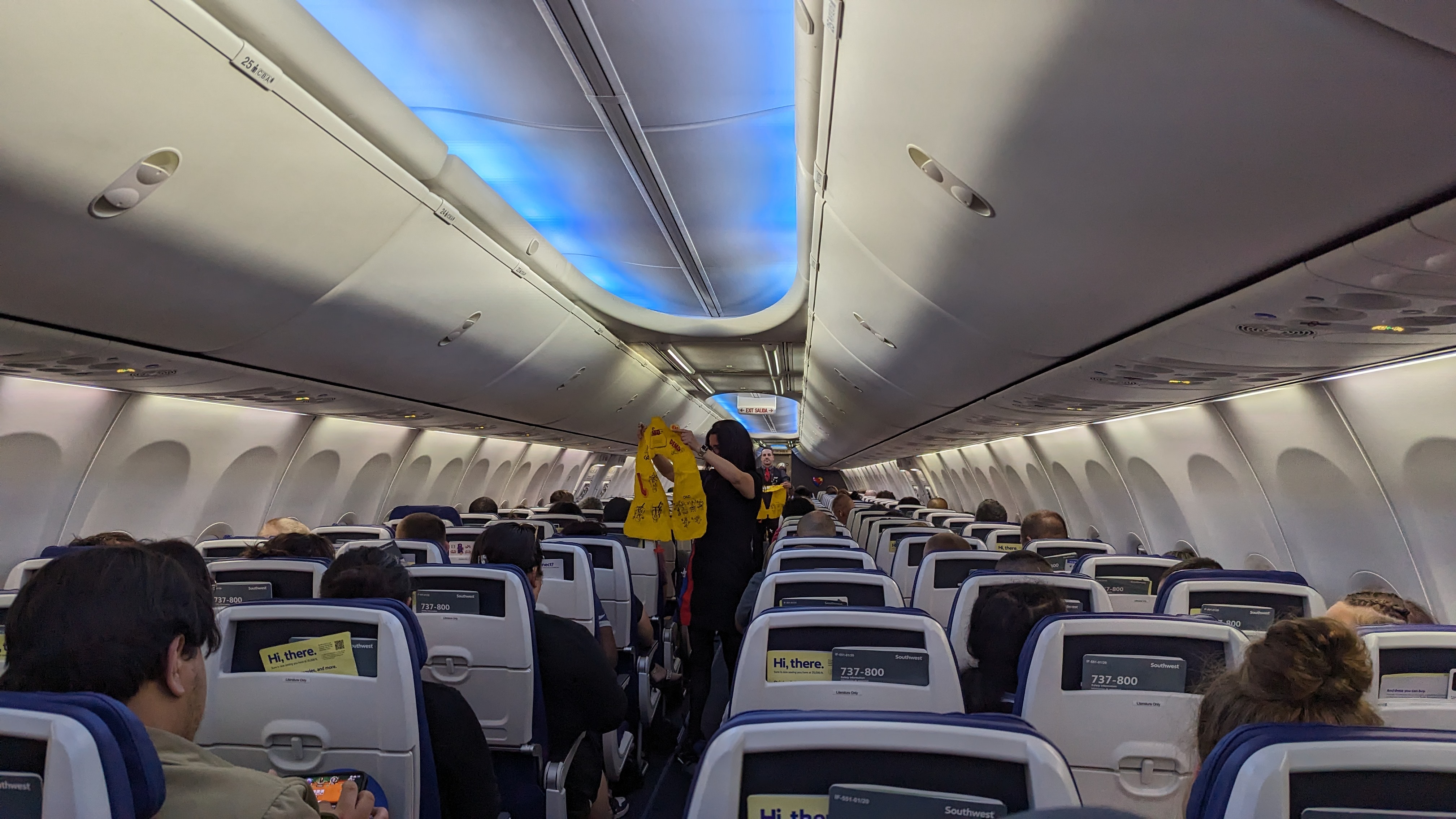 Southwest MCO to HOU cabin