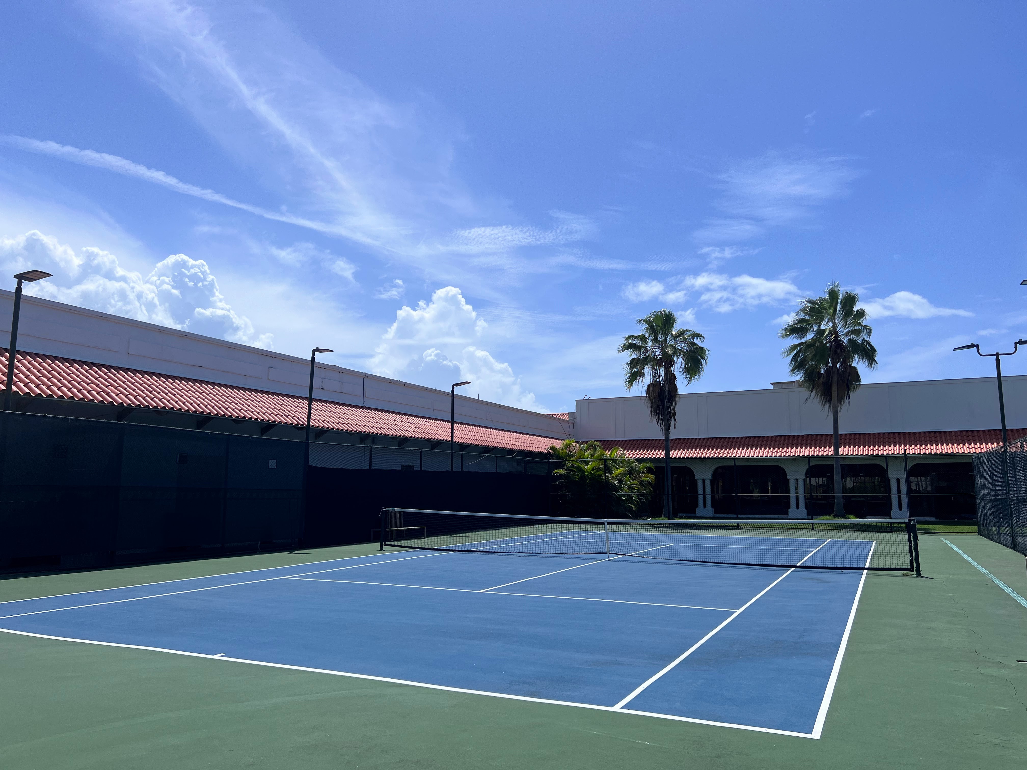 Tennis court at Hyatt Regency Puerto Rico Tennis court at Hyatt Regency Puerto Rico