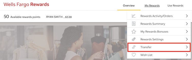 Wells Fargo share points option Wells Fargo share points option