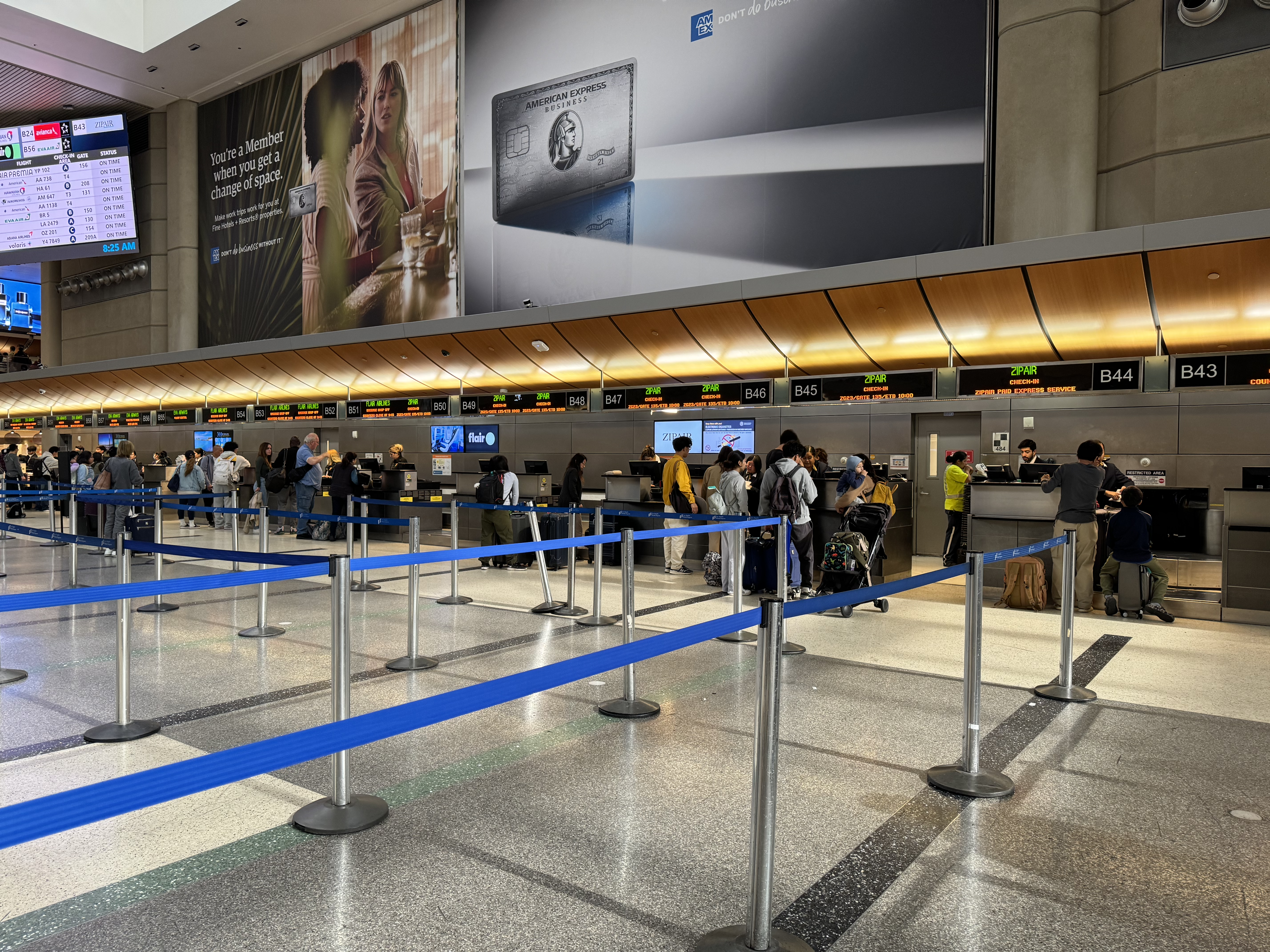 Zipair LAX NRT check in Zipair LAX NRT check in