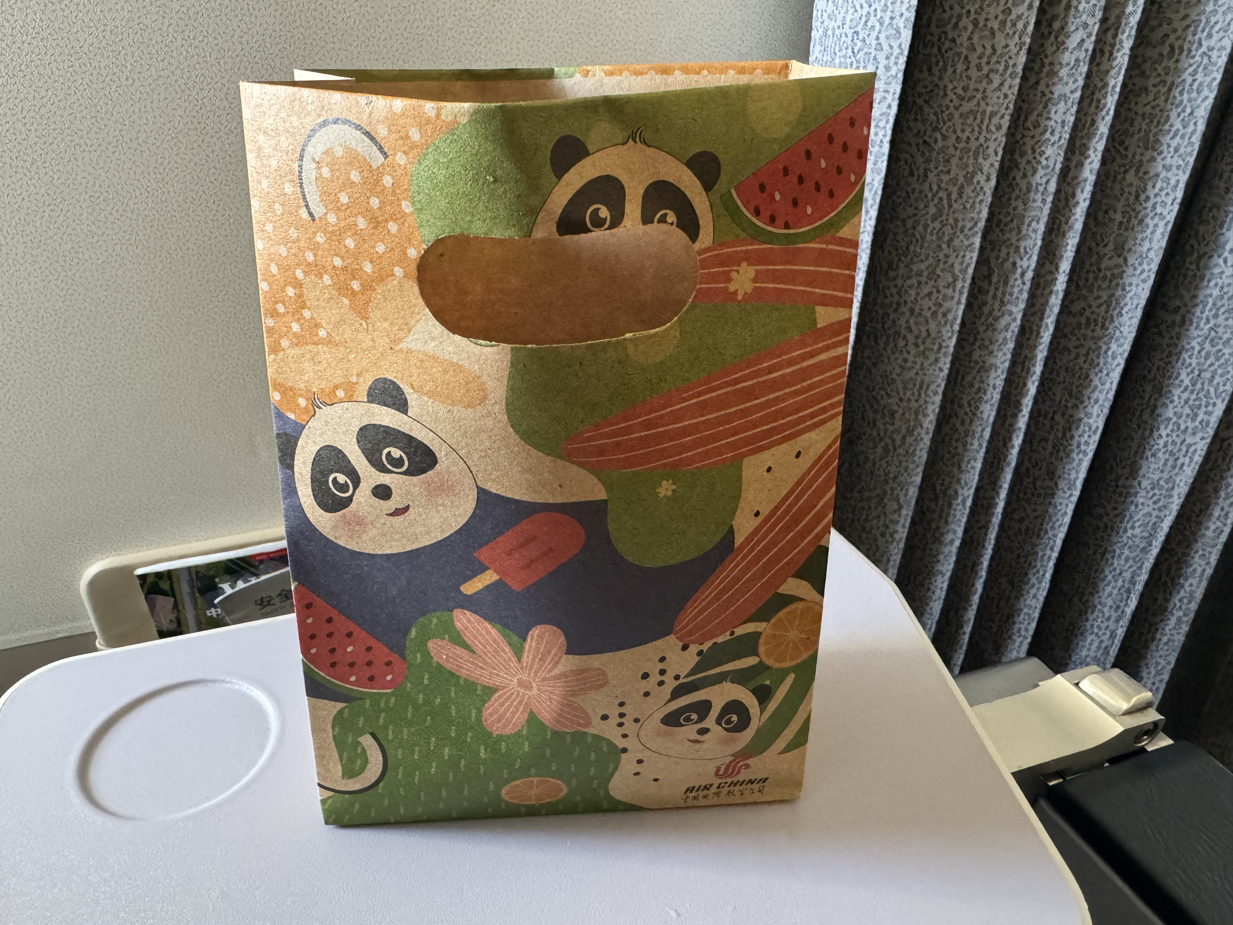 Air China economy snack bag Air China economy snack bag