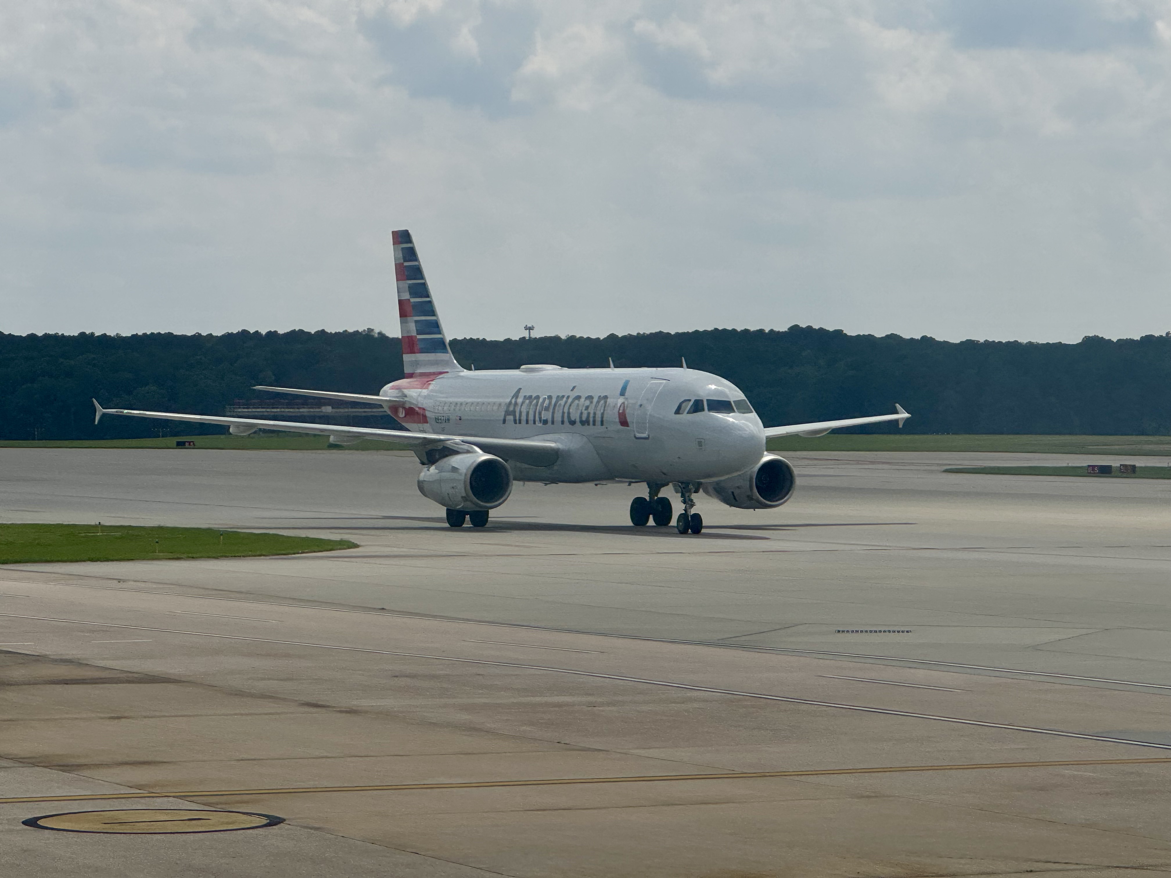 American Airlines Waiting for Takeoff American Airlines Waiting for Takeoff