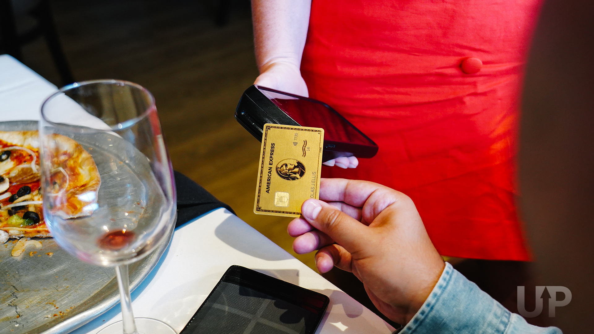 Amex Gold Card Tap To Pay Restaurant Upgraded Points LLC 2 Amex Gold Card Tap To Pay Restaurant Upgraded Points LLC 2
