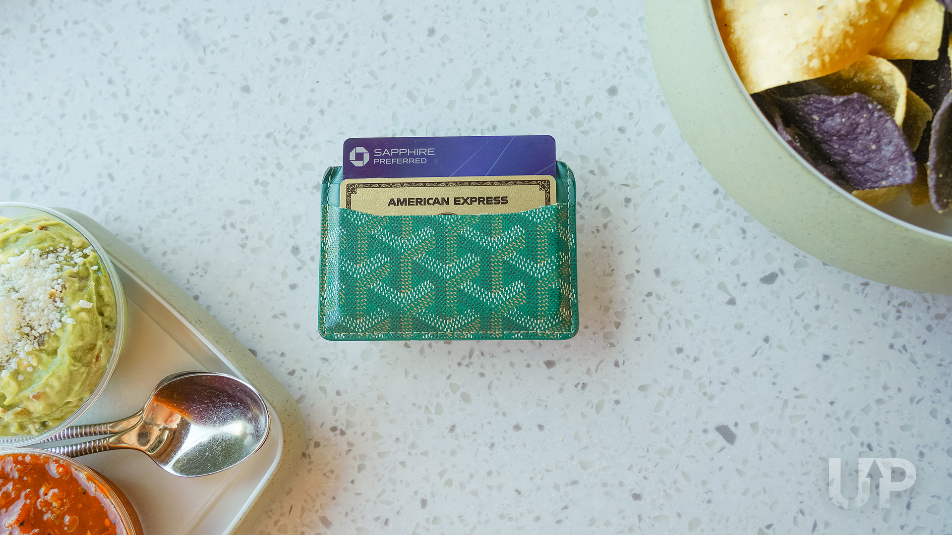 Chase Sapphire Preferred Sapphire Reserve Amex Gold Dining Upgraded Points CSR paying Amex Gold Chase Sapphire Preferred Lunch Table Wallet Upgraded Points LLC 2