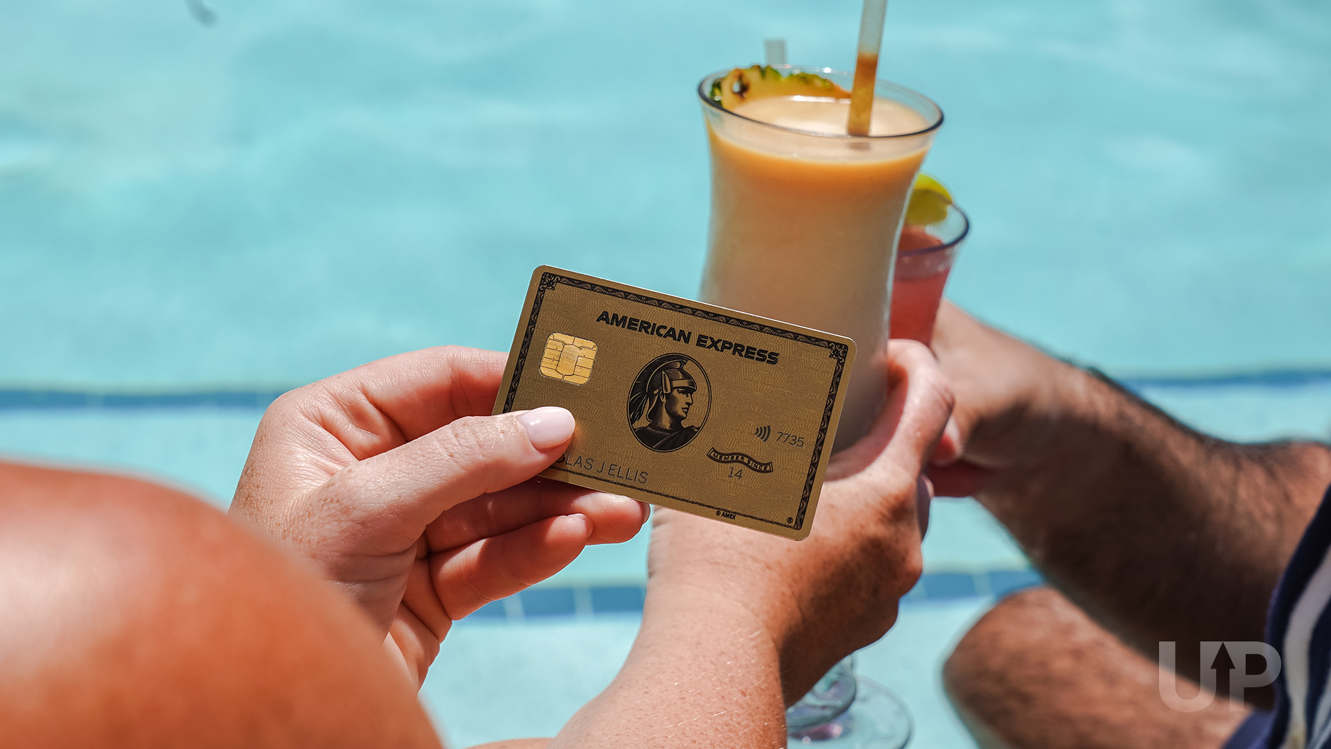 UberEats With Amex Platinum Card Upgraded Points LLC 2 Amex Gold With Pool Drinks Upgraded Points LLC 2