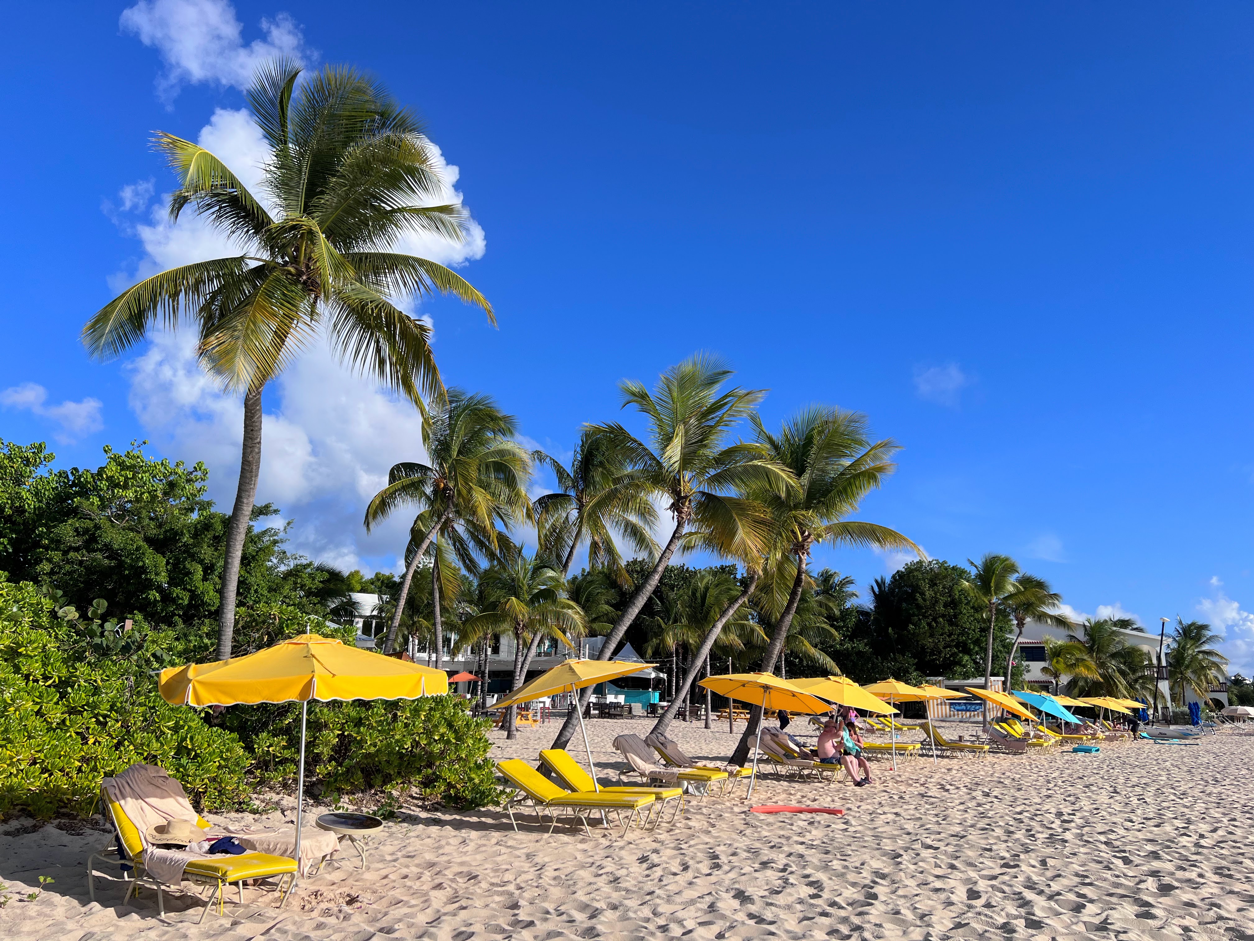 Beach chairs at Malliouhana Anguilla Beach chairs at Malliouhana Anguilla