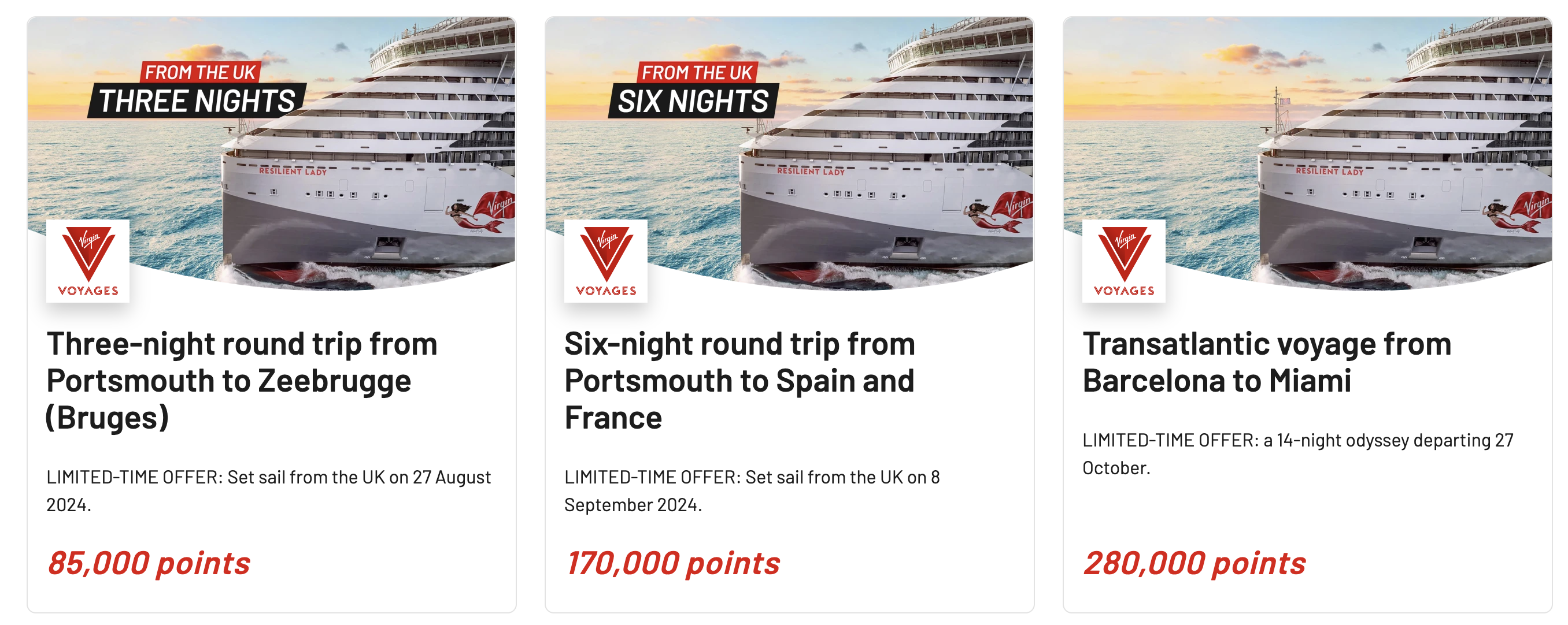 Book Virgin Voyages cruises with Virgin Red points