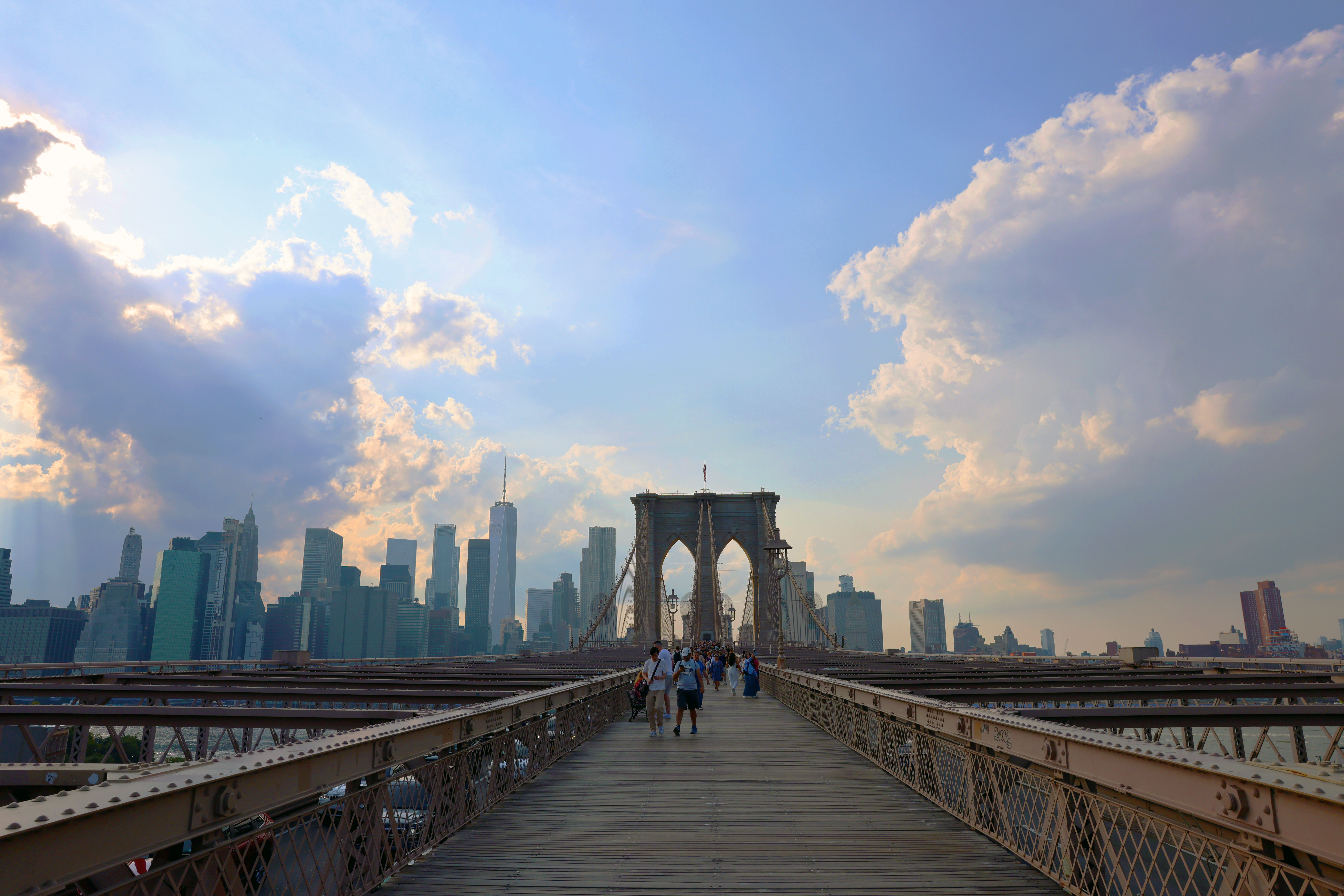 Brooklyn Bridge Lower Manhattan skyline Brooklyn Bridge Lower Manhattan skyline