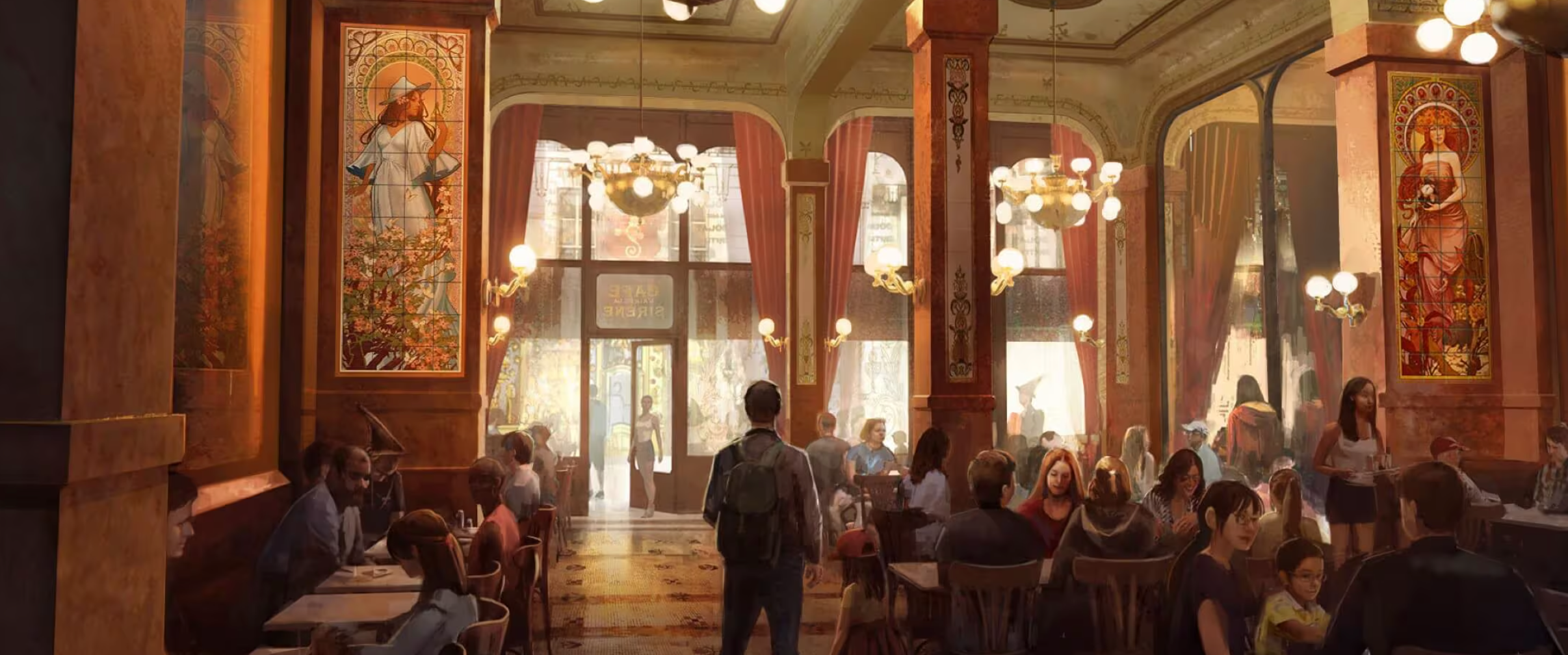 Cafe Lair at The Wizarding World of Harry Potter™ Ministry of Magic™ Epic Universe Cafe Lair at The Wizarding World of Harry Potter™ Ministry of Magic™ Epic Universe