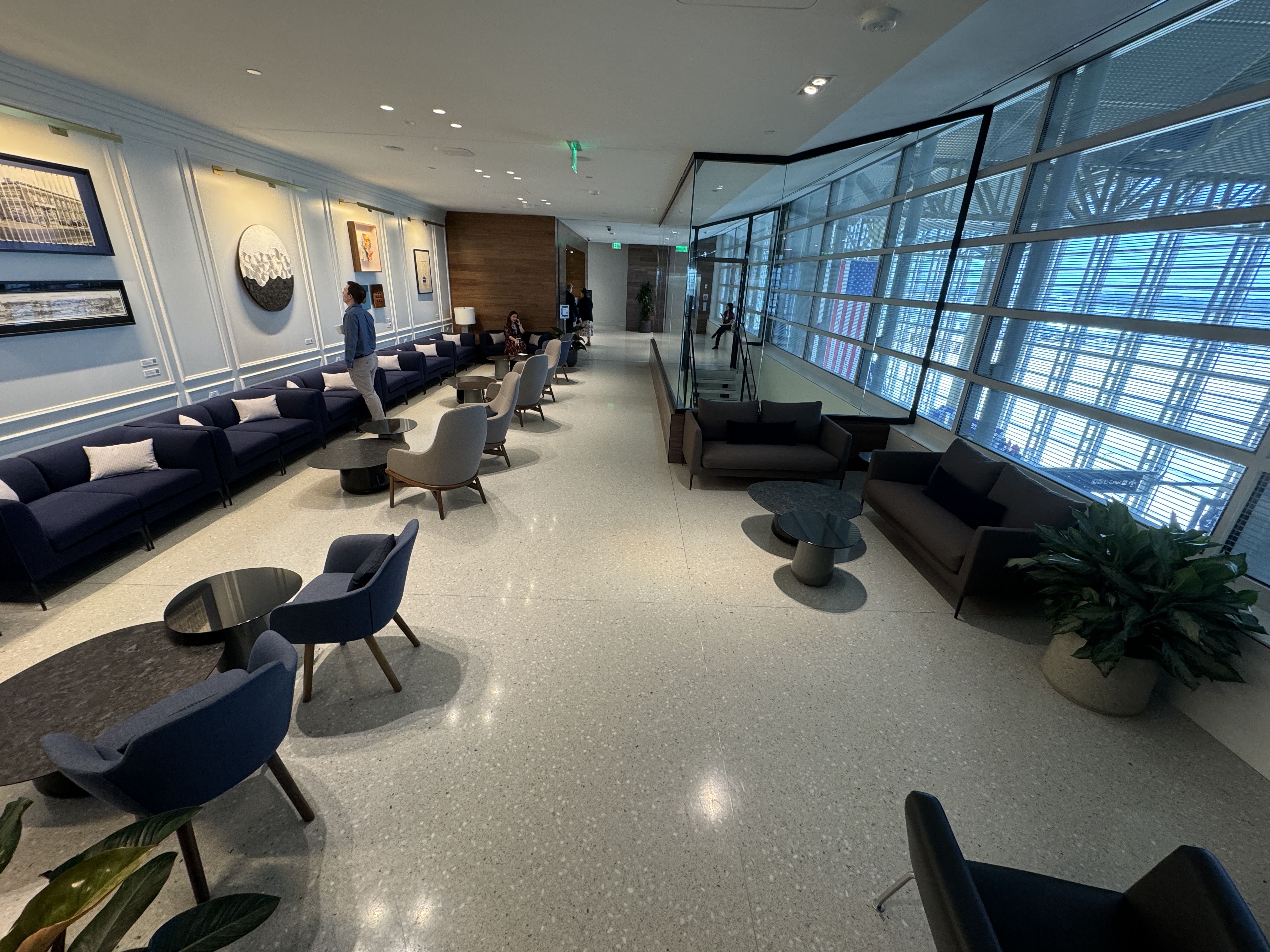 Centurion Lounge DCA Entrance Seating Centurion Lounge DCA Entrance Seating