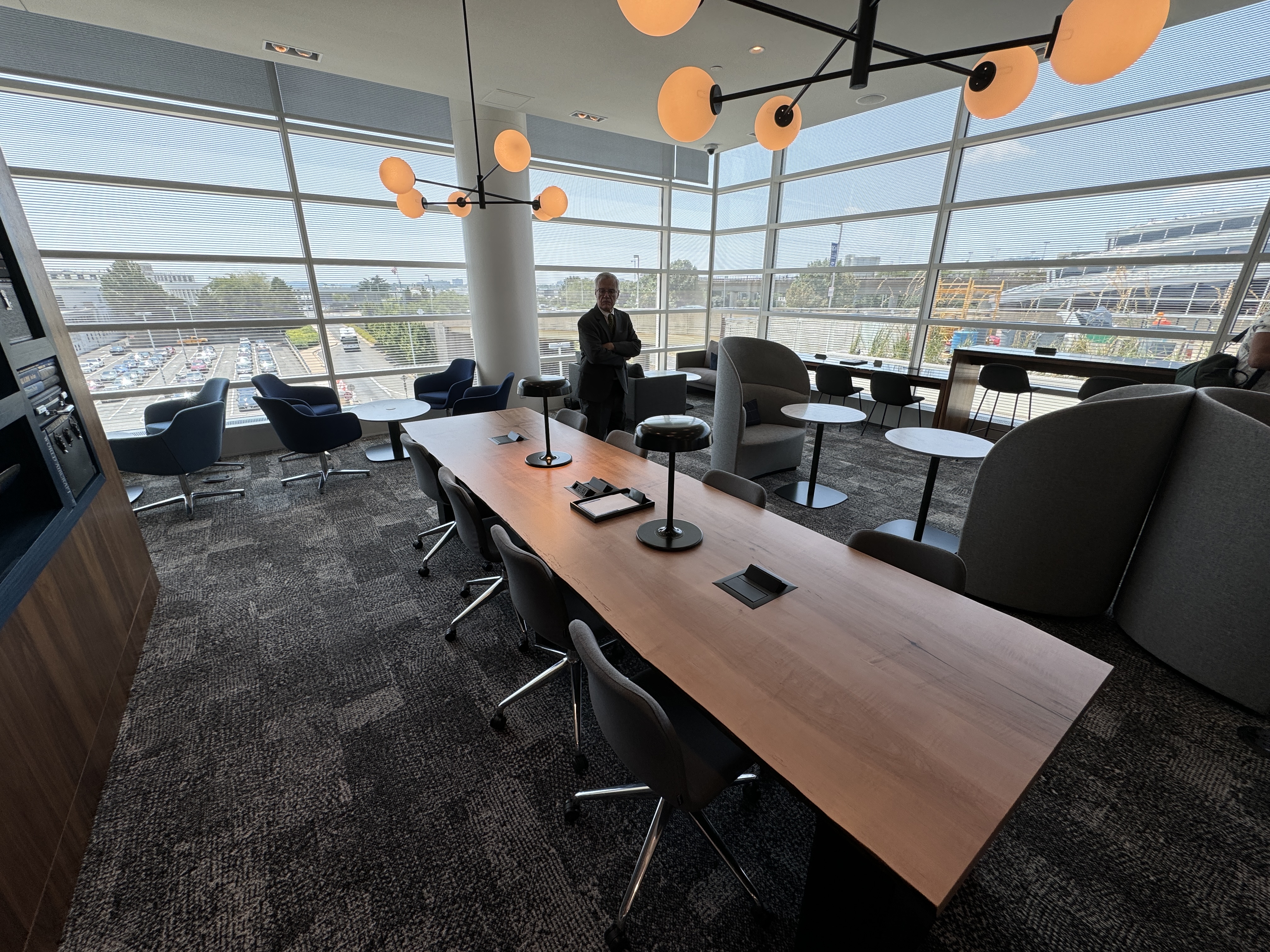 Centurion Lounge DCA Looking at Corner Centurion Lounge DCA Looking at Corner