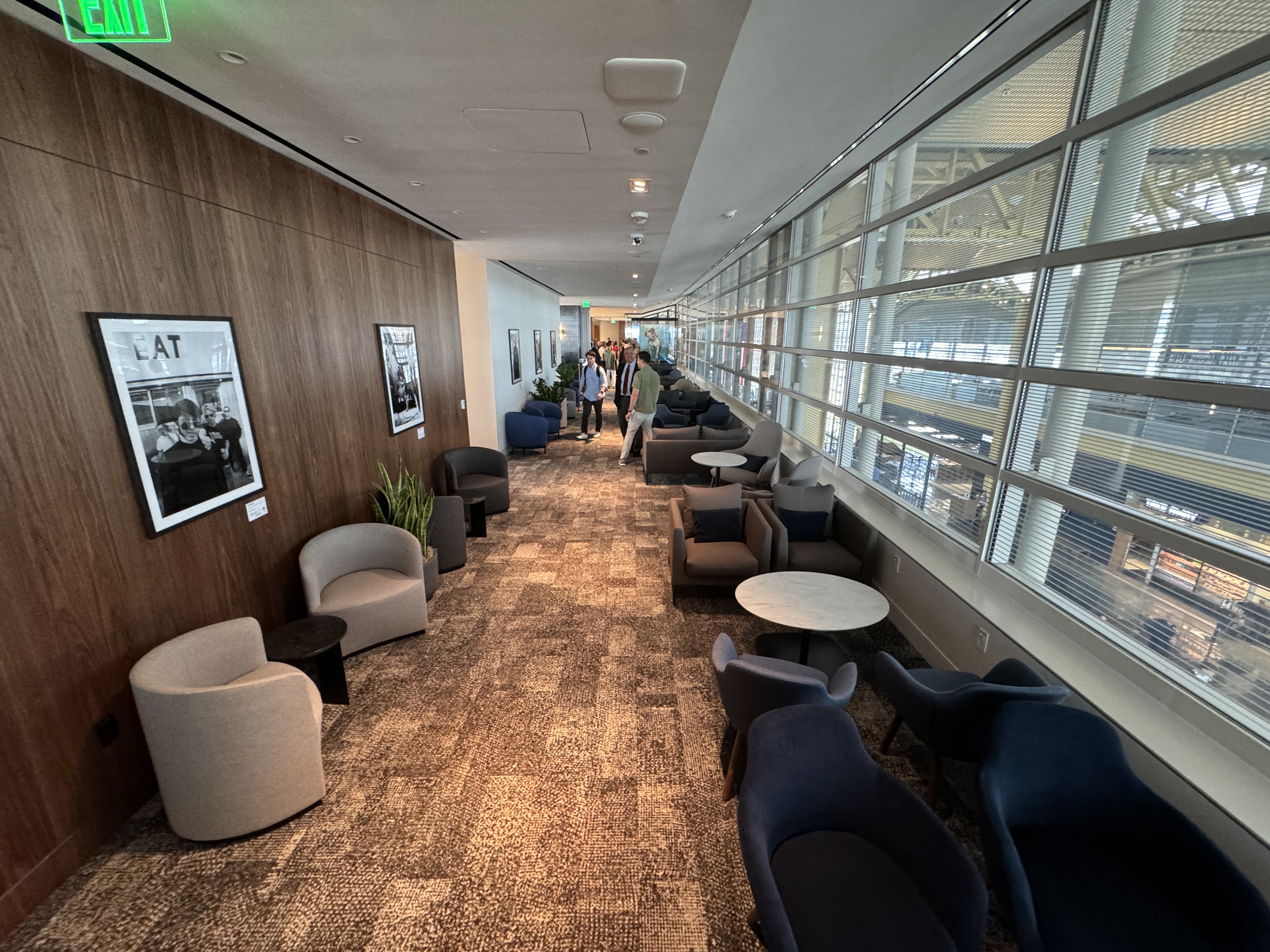 Centurion Lounge DCA Seats by Restrooms