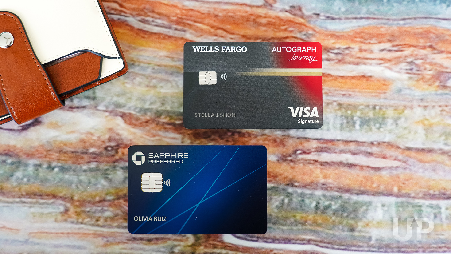 Chase Sapphire Preferred Wells Fargo Autograph With Beach Gear Upgraded Points LLC 2 Chase Sapphire Preferred Wells Fargo Autograph Journey With Wallet on Table Upgraded Points LLC 2
