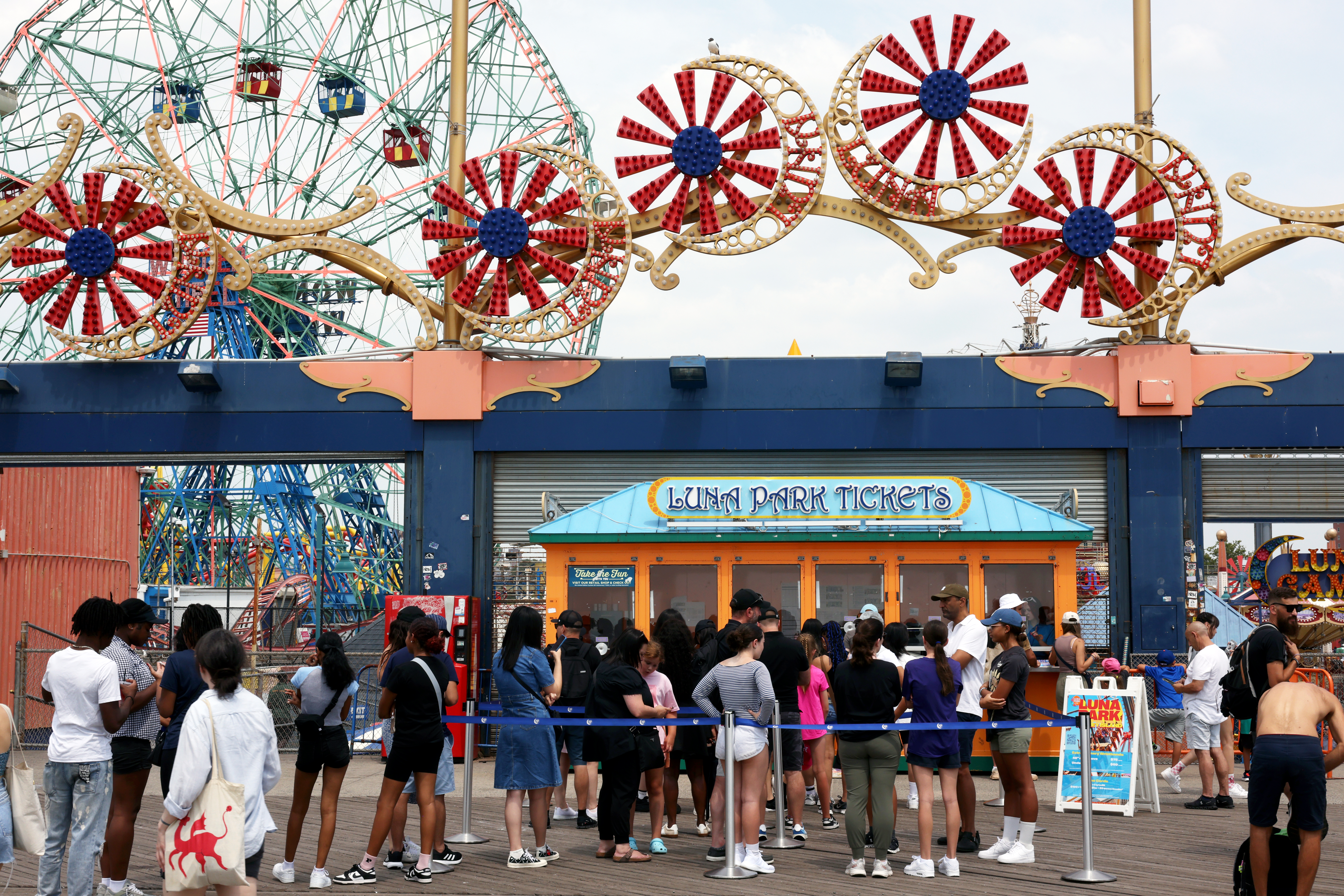 Coney Island Luna Park ticket booth