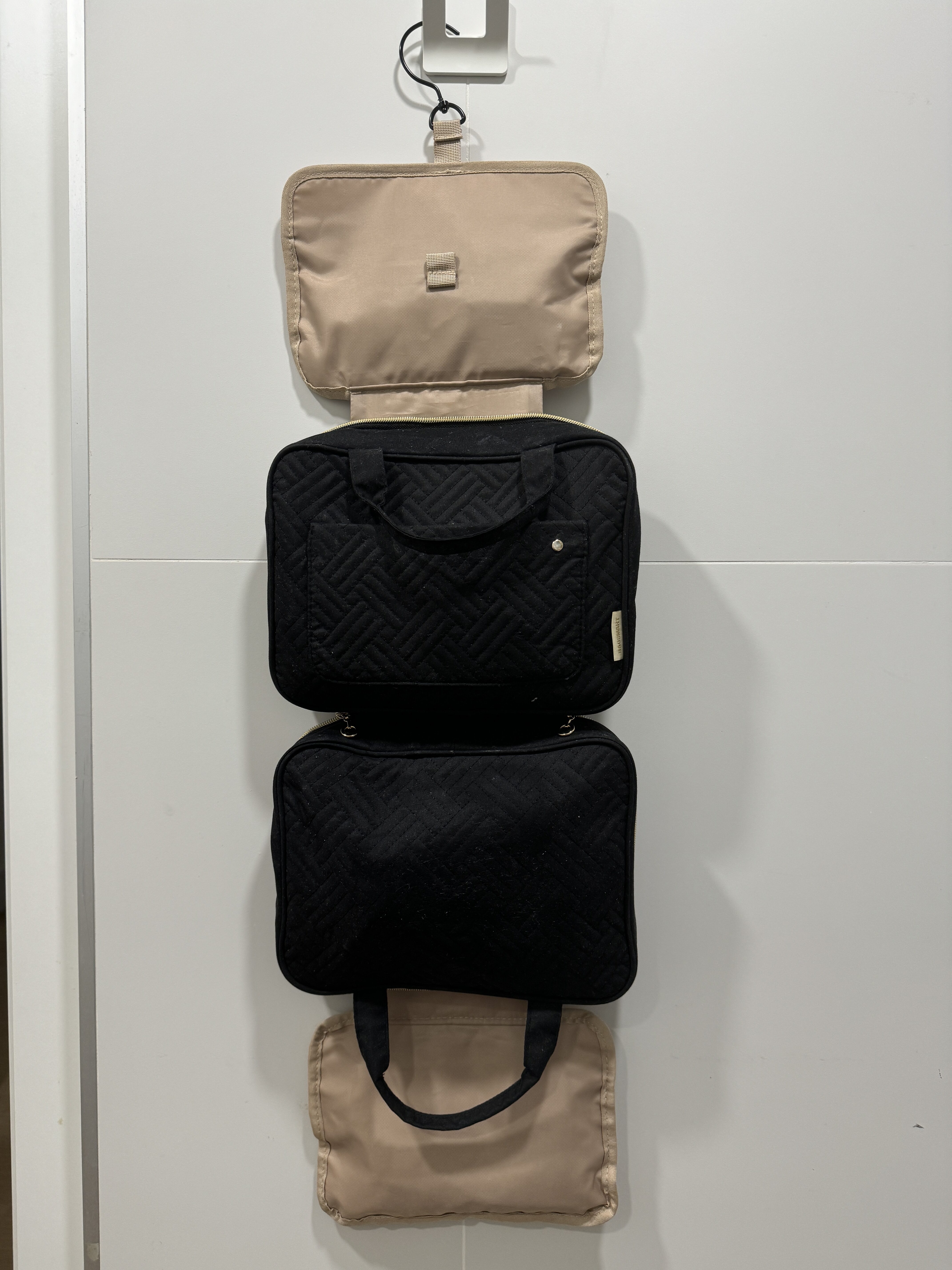Hanging Toiletry Bag open Hanging Toiletry Bag open