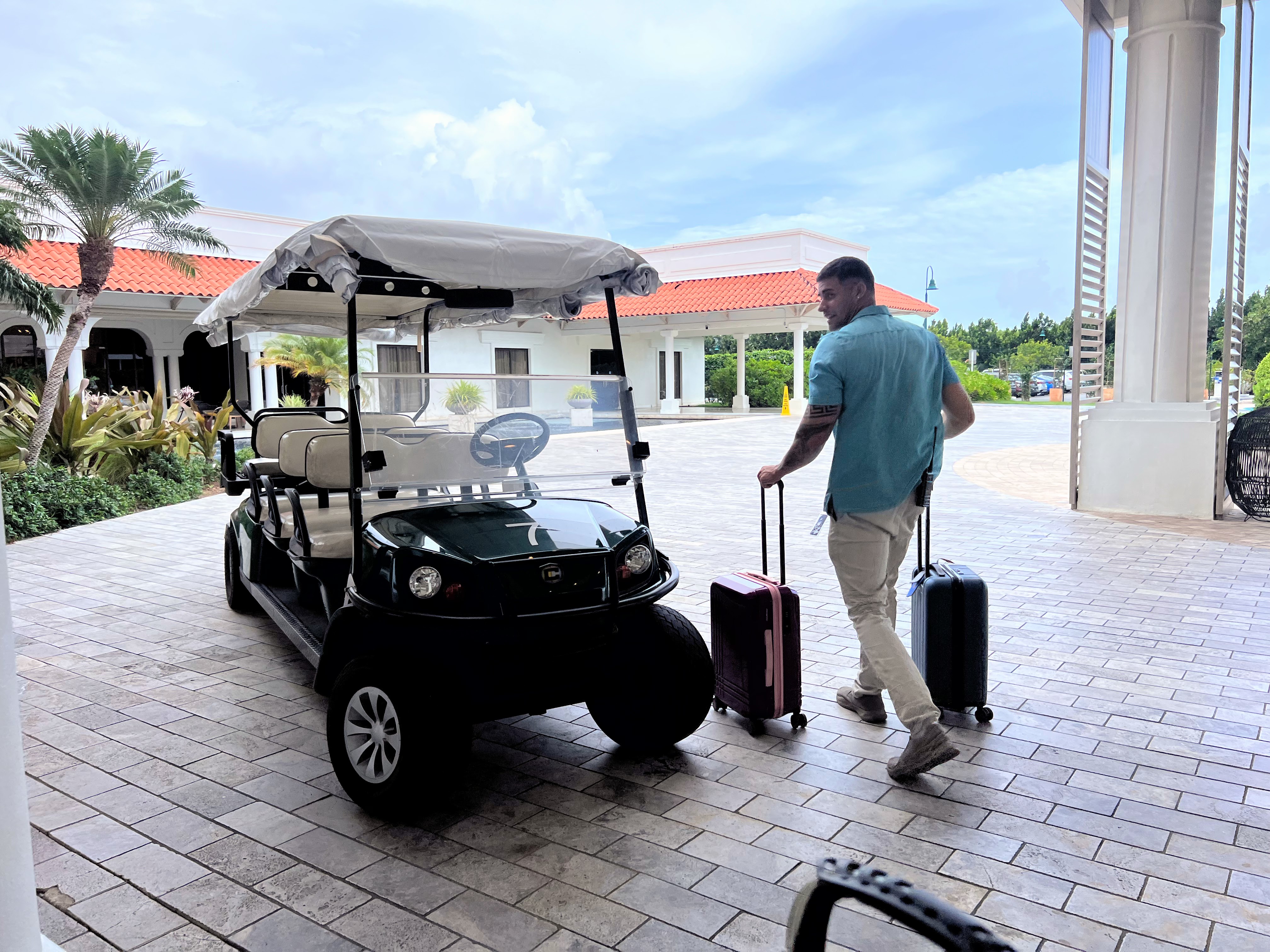 Hyatt Regency Puerto Rico golf cart Hyatt Regency Puerto Rico golf cart