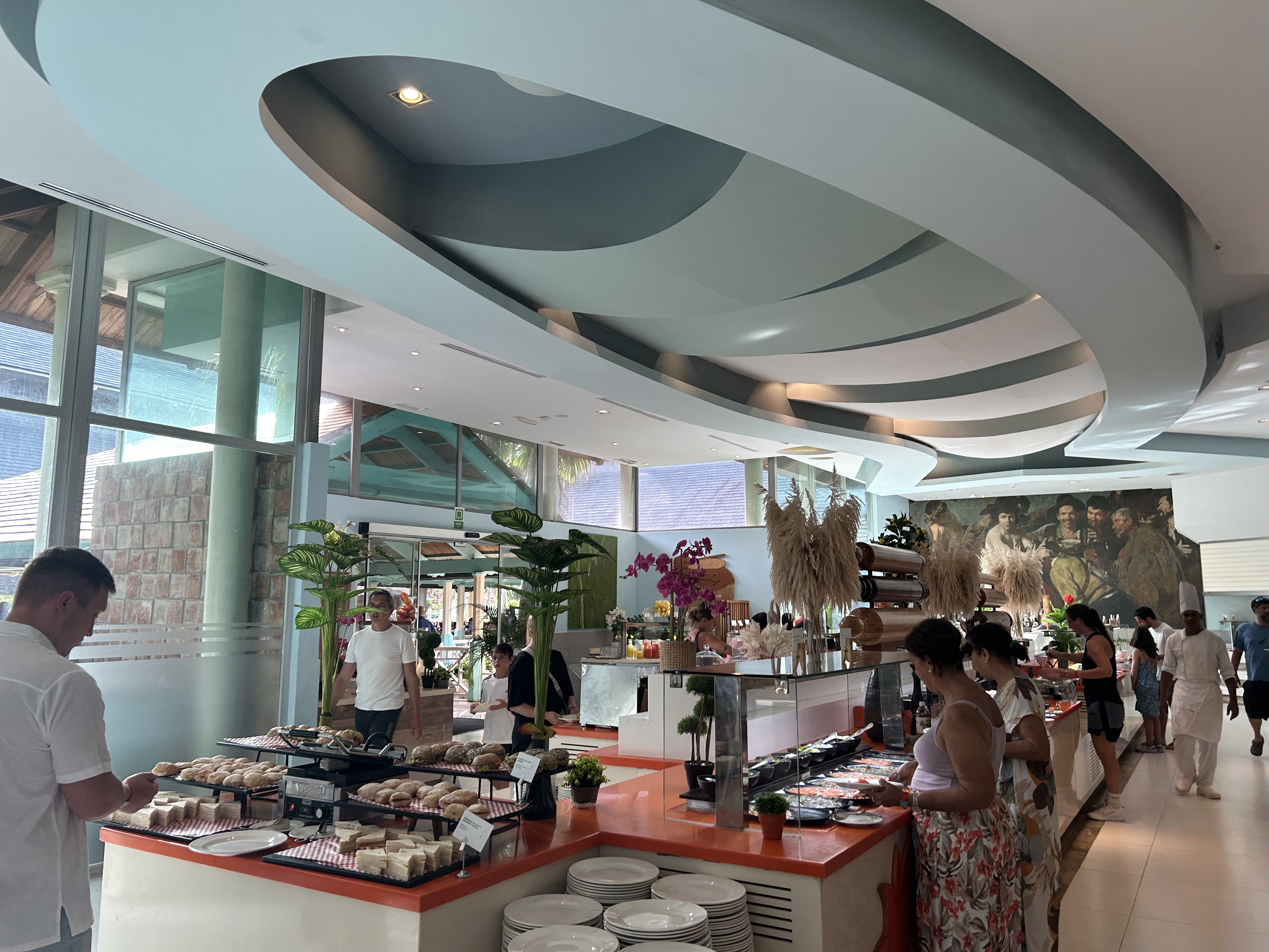 Iberostar Selection Bavaro Suites main buffet Iberostar Selection Bavaro Suites food