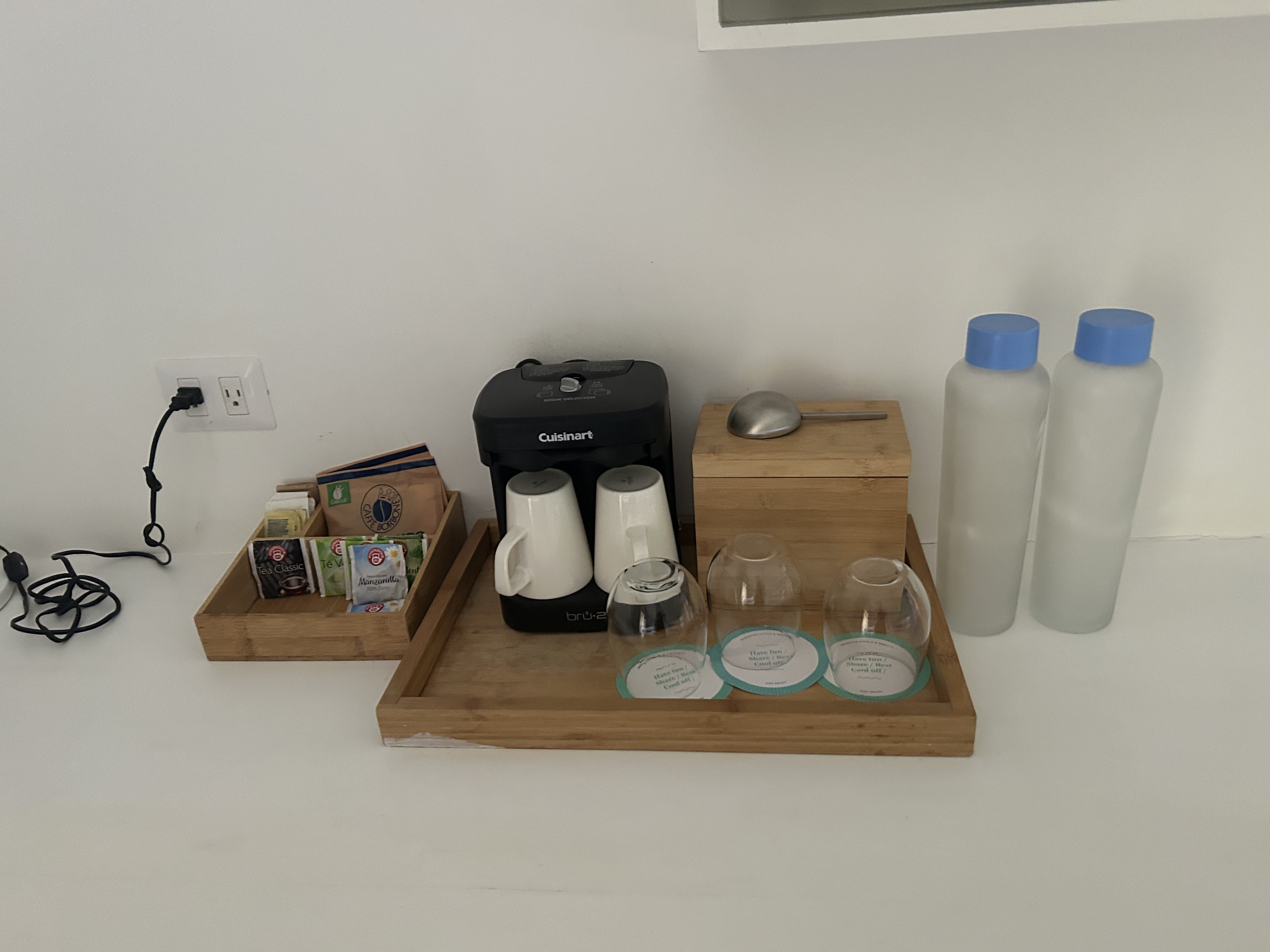 Iberostar Selection Bavaro Suites coffee and water Iberostar Selection Bavaro Suites coffee and water