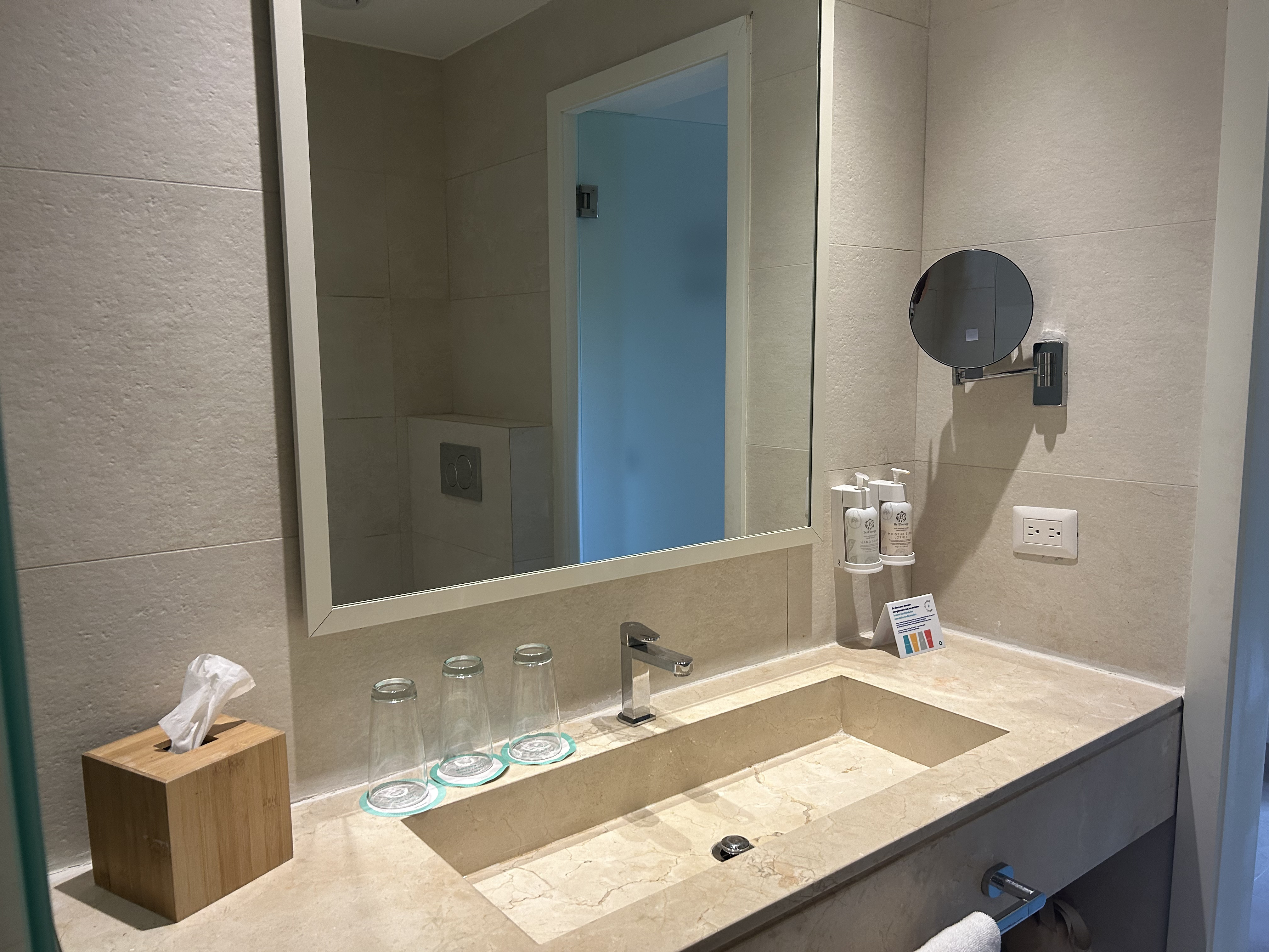 Iberostar Selection Bavaro Suites vanity and sink Iberostar Selection Bavaro Suites large sink