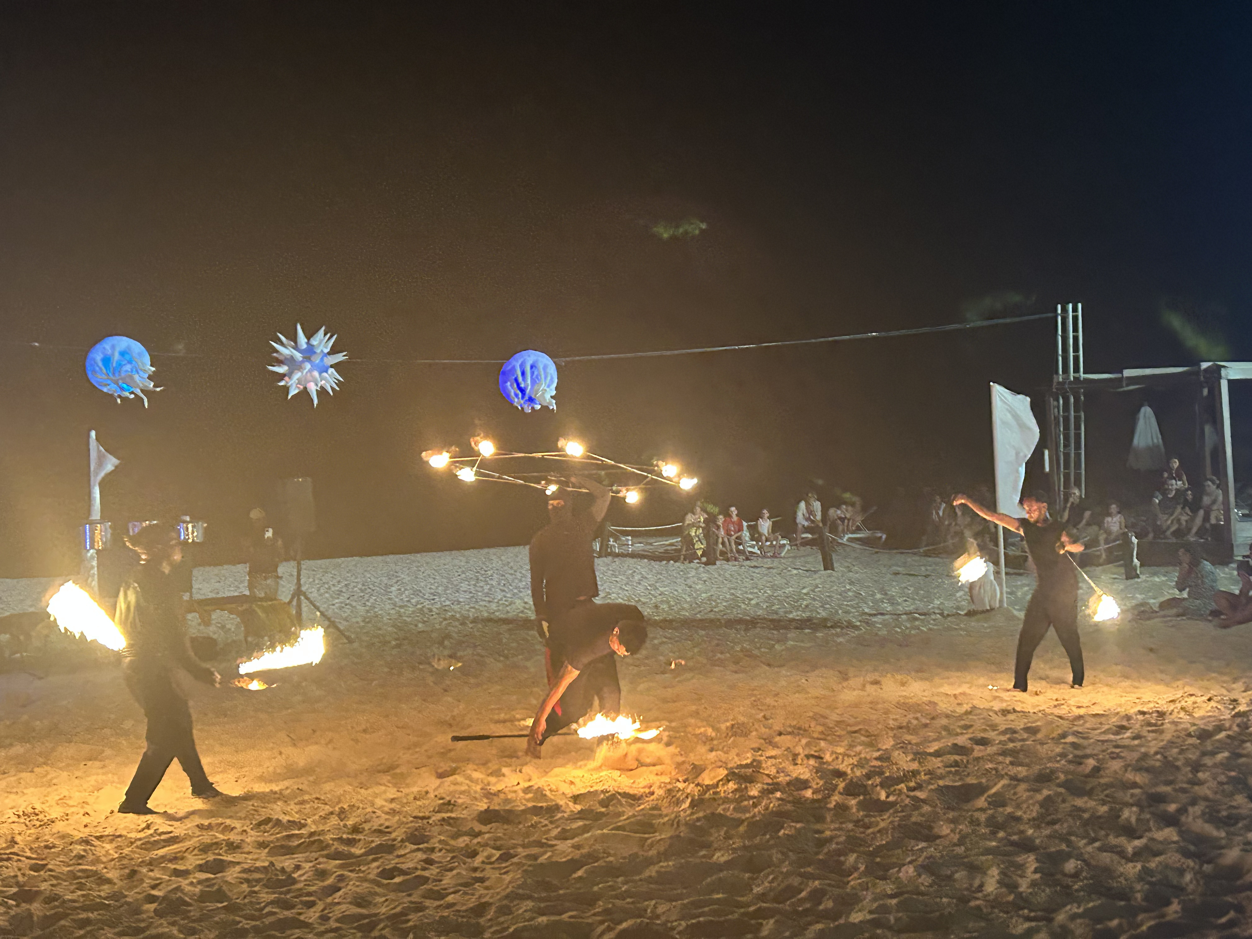 Iberostar Selection Bavaro Suites fire show Iberostar Selection Bavaro Suites beach show