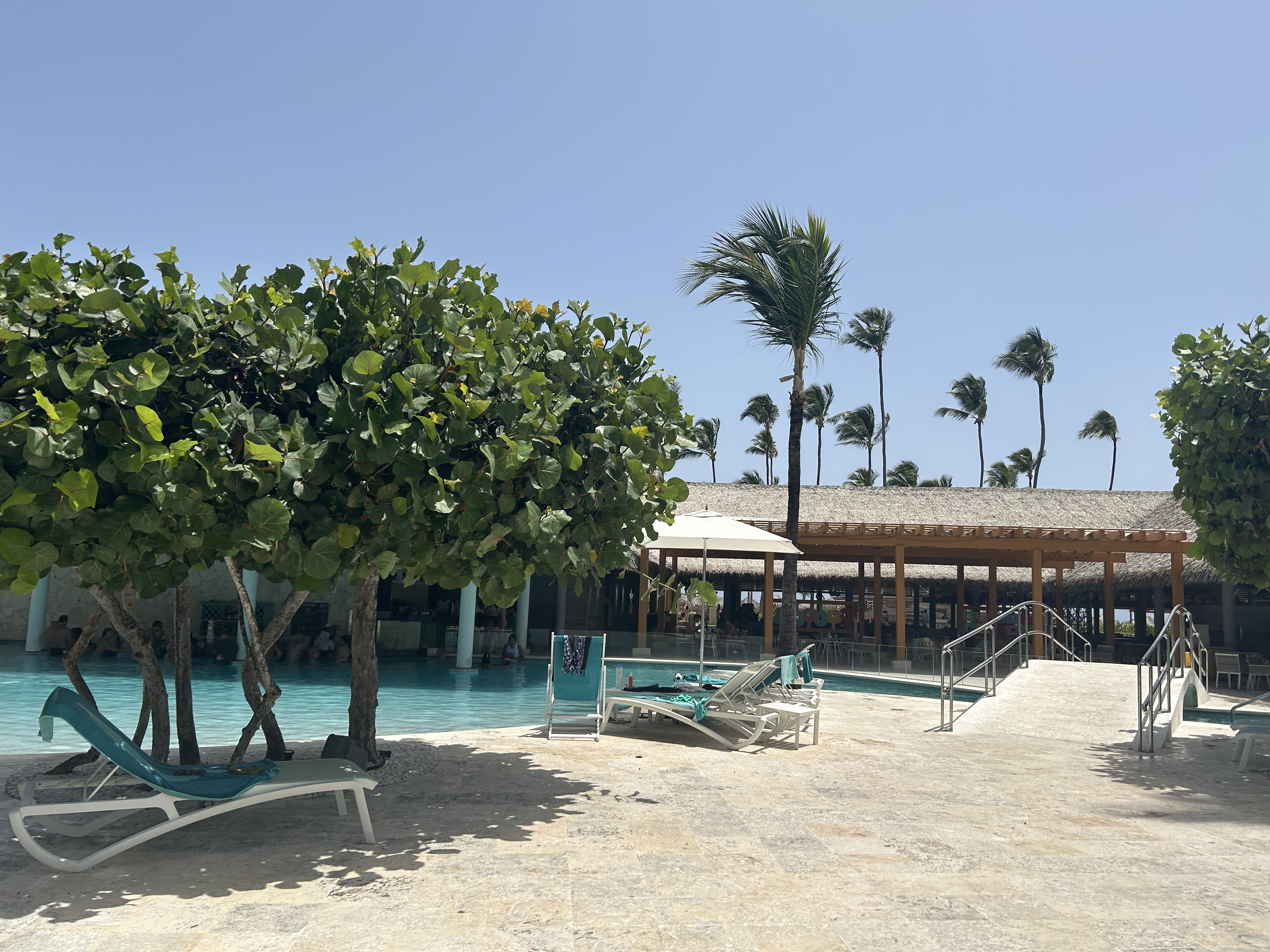 Iberostar Selection Bavaro Suites pool and tree Iberostar Selection Bavaro Suites bridge and pool