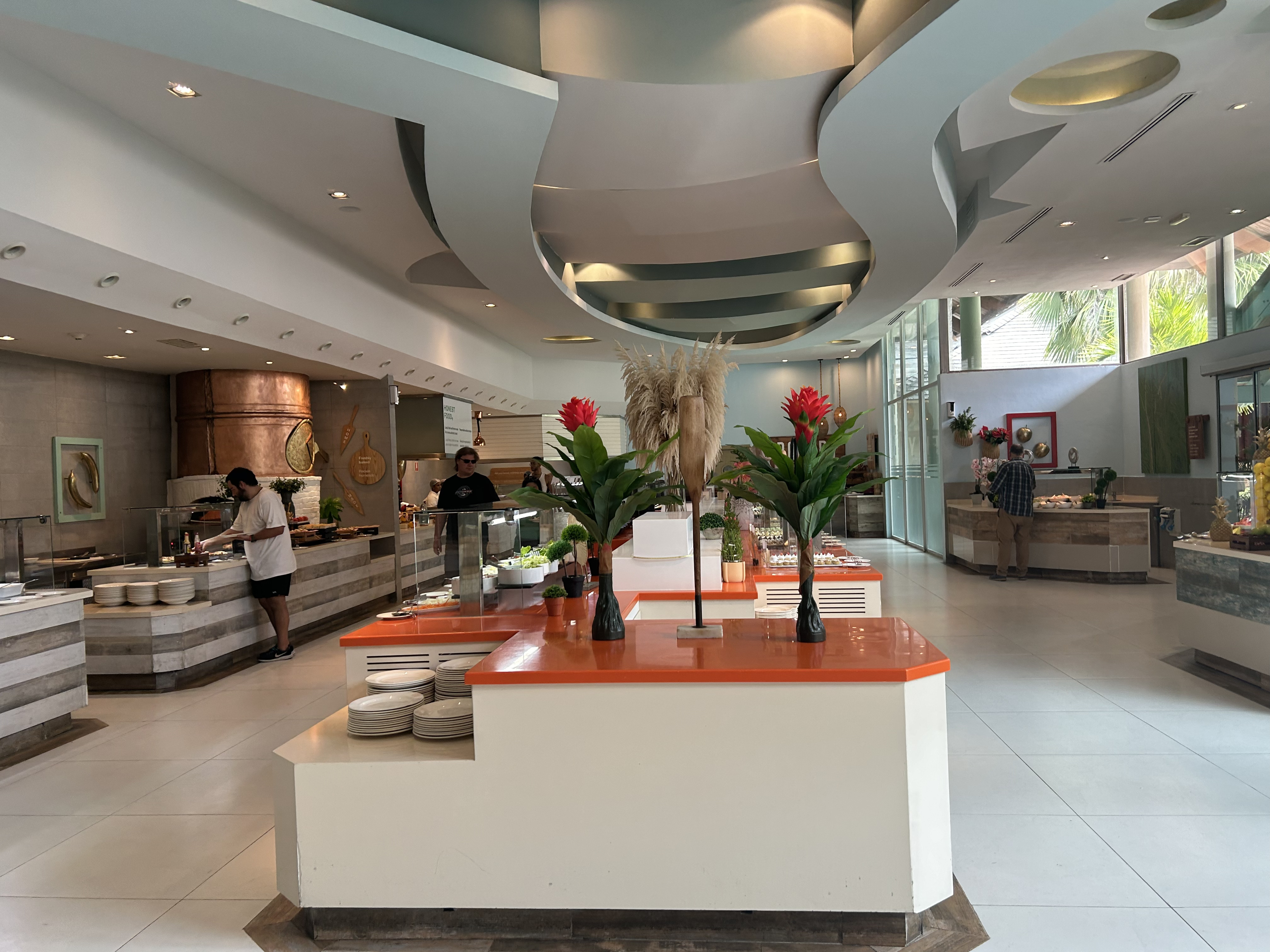 Iberostar Selection Bavaro Suites lunch buffet Iberostar Selection Bavaro Suites has a clean and varied buffet